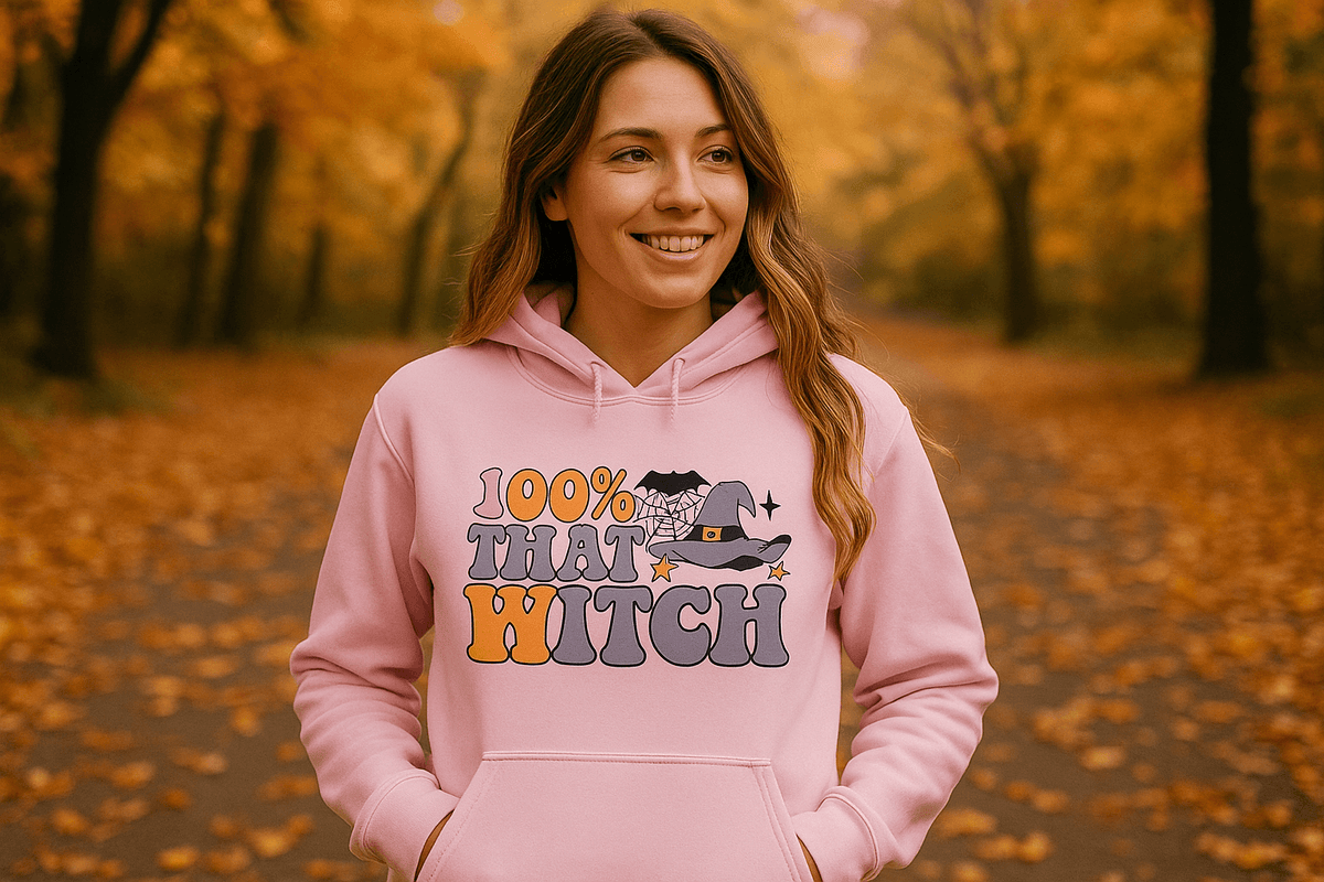 100 Percent That Witch Hoodie Sweatshirt - Witchy Pride Style