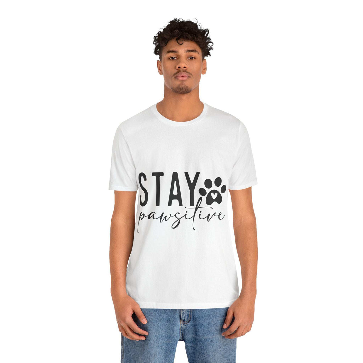 Stay Pawsitive Unisex Tee