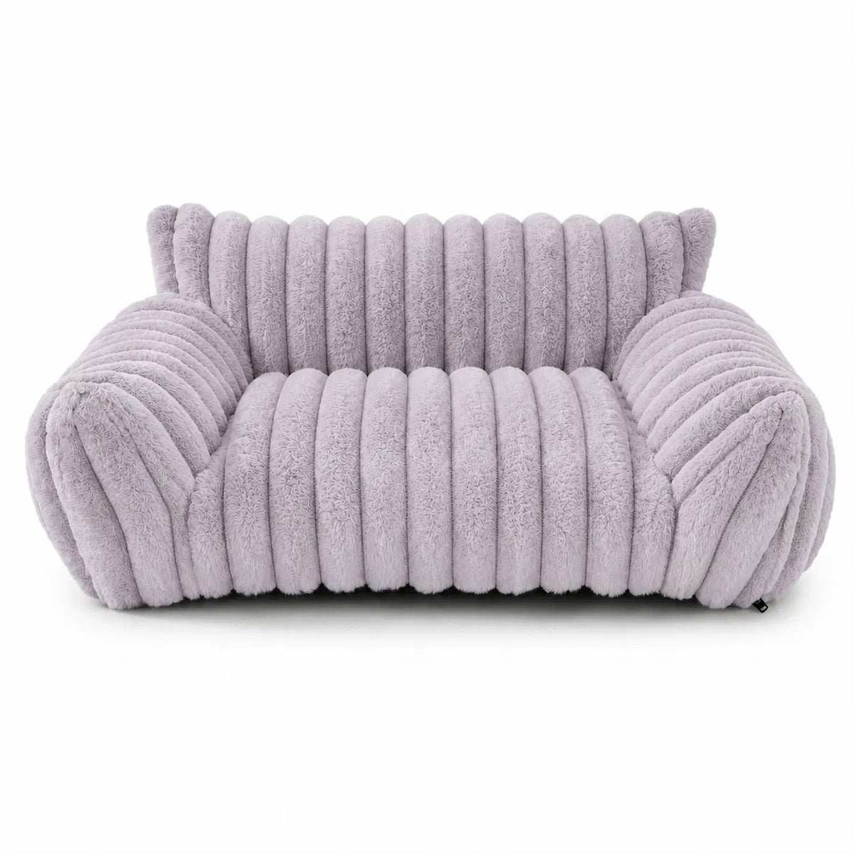 Small Pet Bolster Sofa Bed - Washable Plush Couch for Cats and Dogs