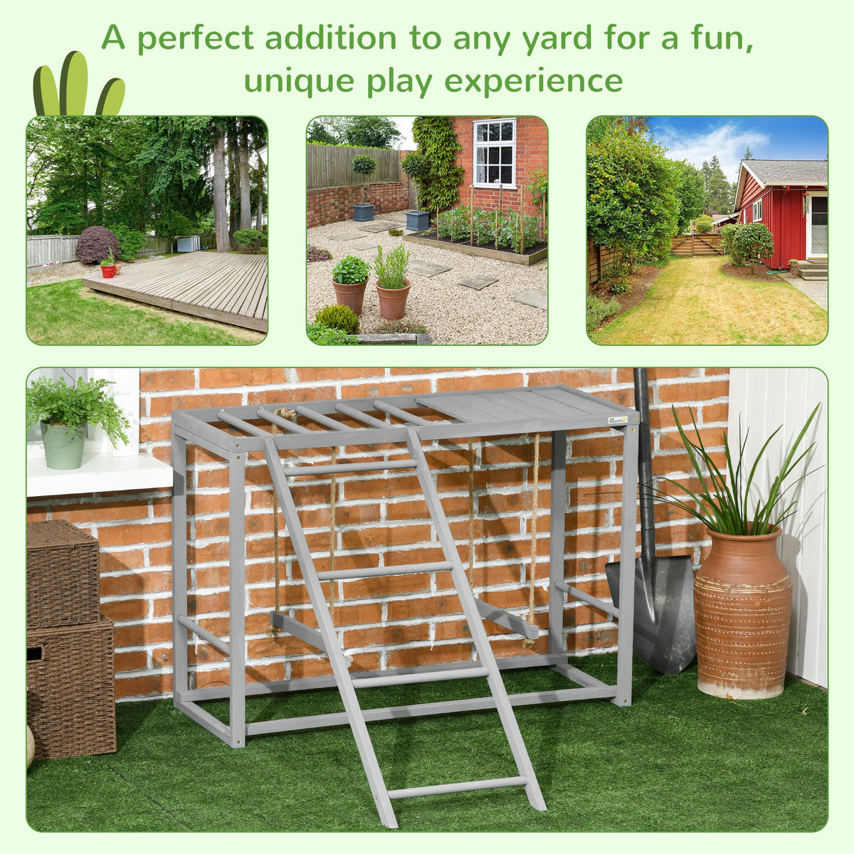 Chicken Activity Playground - Swings & Perches for 3-4 Hens