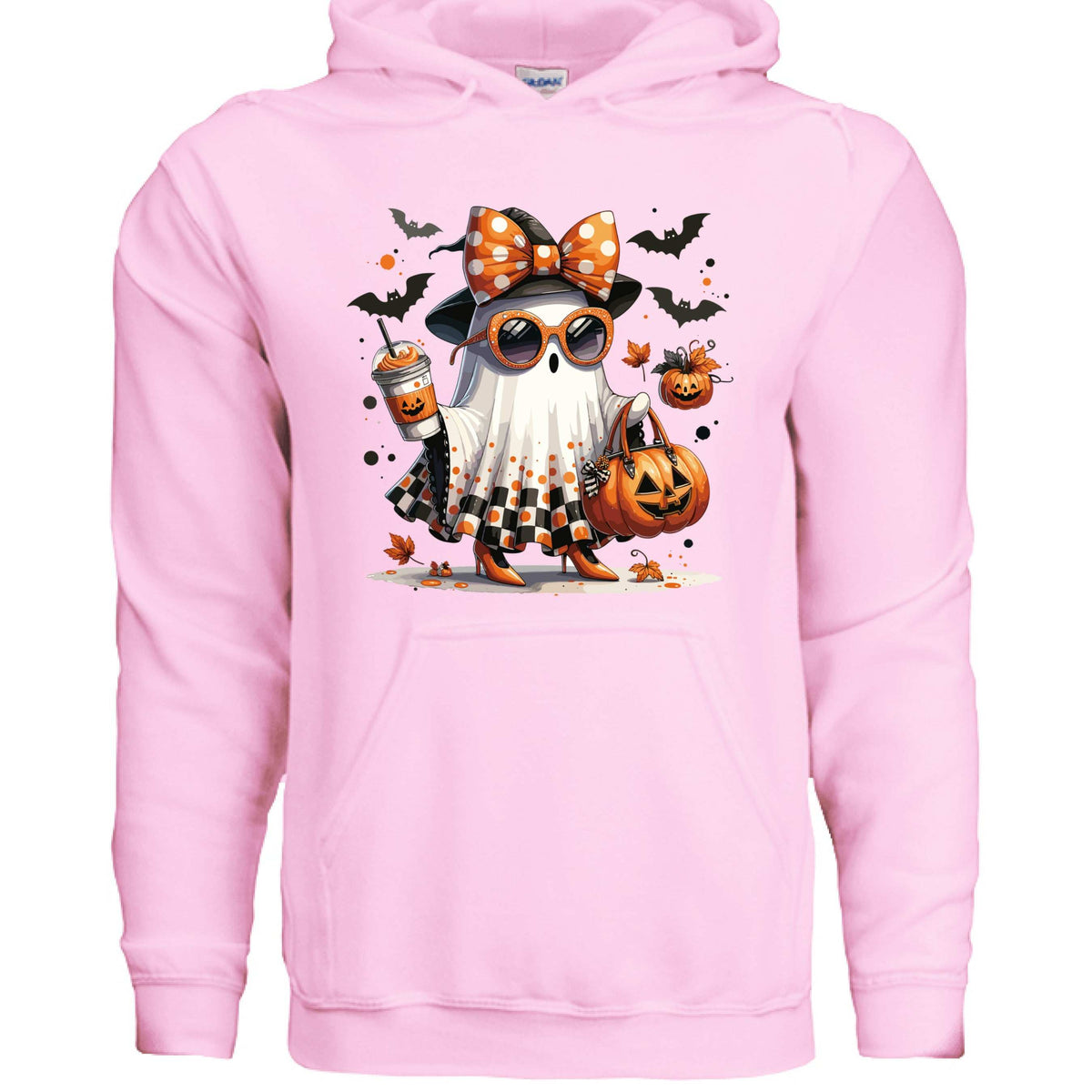 Cute Ghost Halloween Hoodie - Trick or Treat Sweatshirt