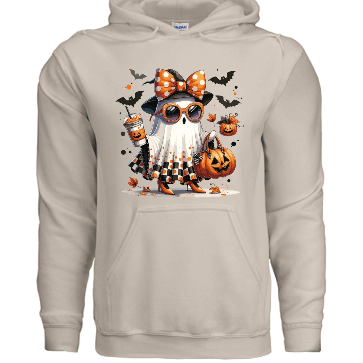 Cute Ghost Halloween Hoodie - Trick or Treat Sweatshirt