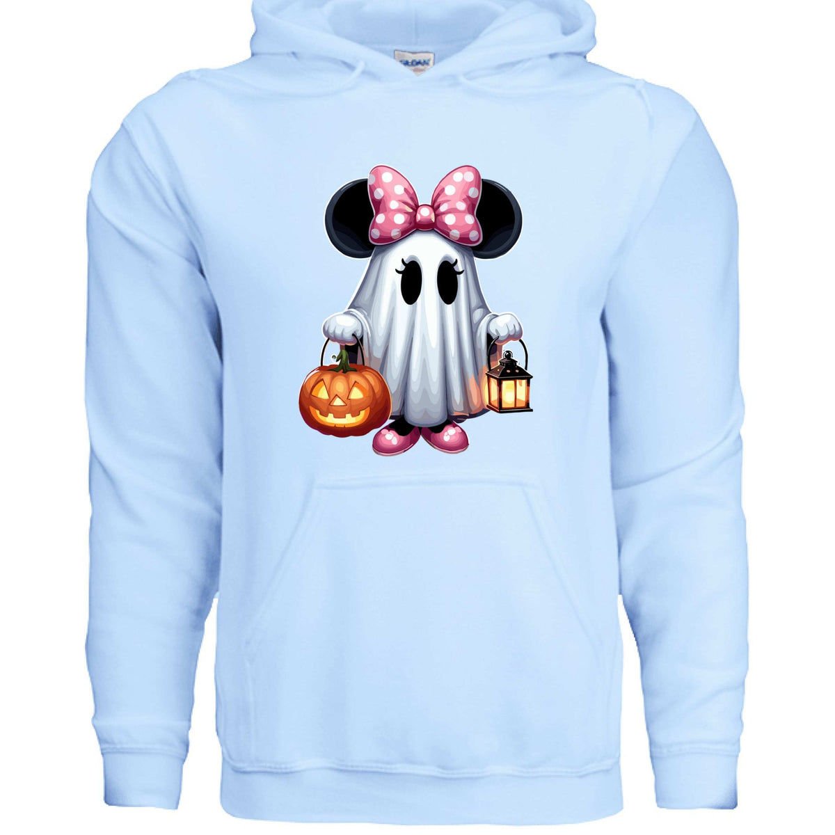 Cute Minnie Mouse Ghost Hoodie Sweatshirt - Disney Halloween