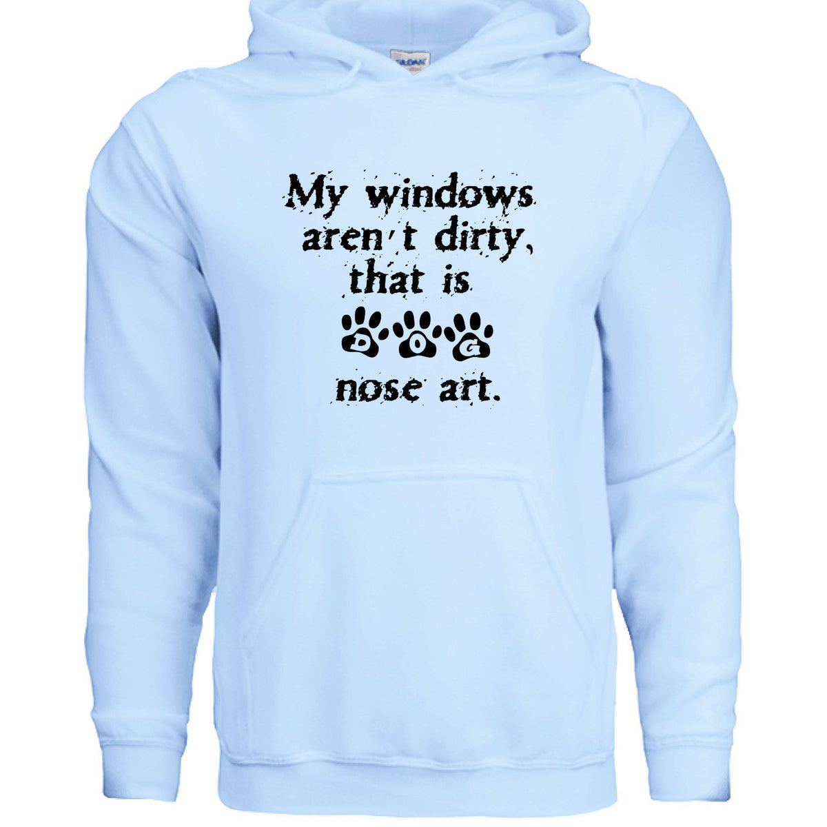 Window Nose Art Hoodie Sweatshirt - Pet Parent Comfort