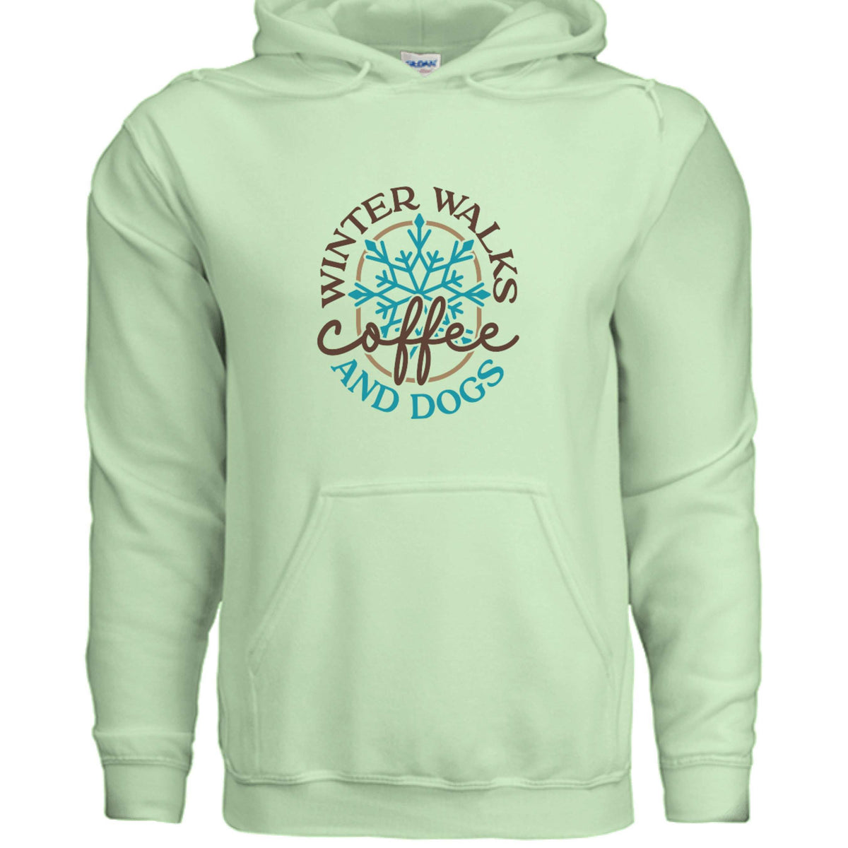 Winter Walk Coffee Hoodie Sweatshirt - Cozy Coffee Lover
