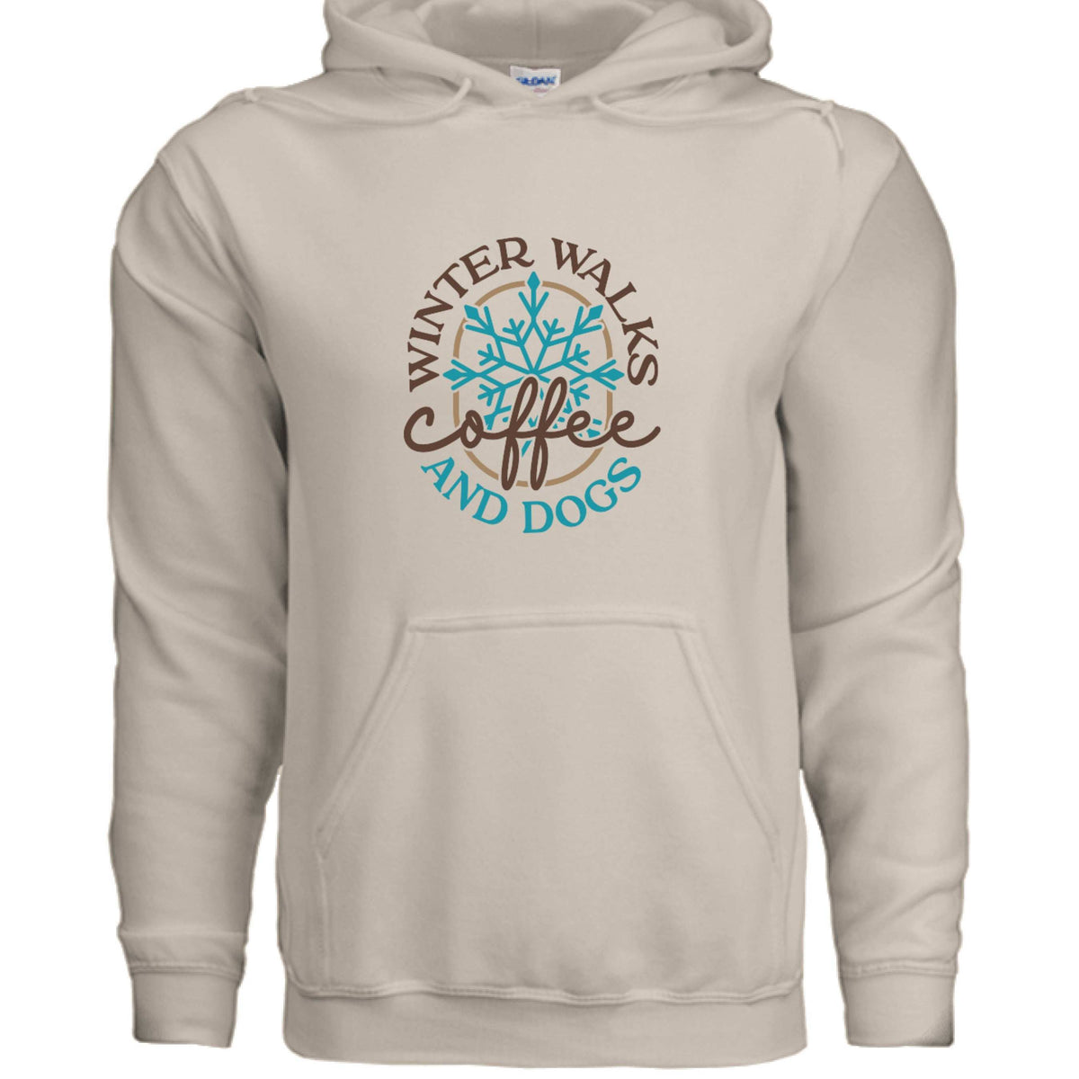 Winter Walk Coffee Hoodie Sweatshirt - Cozy Coffee Lover