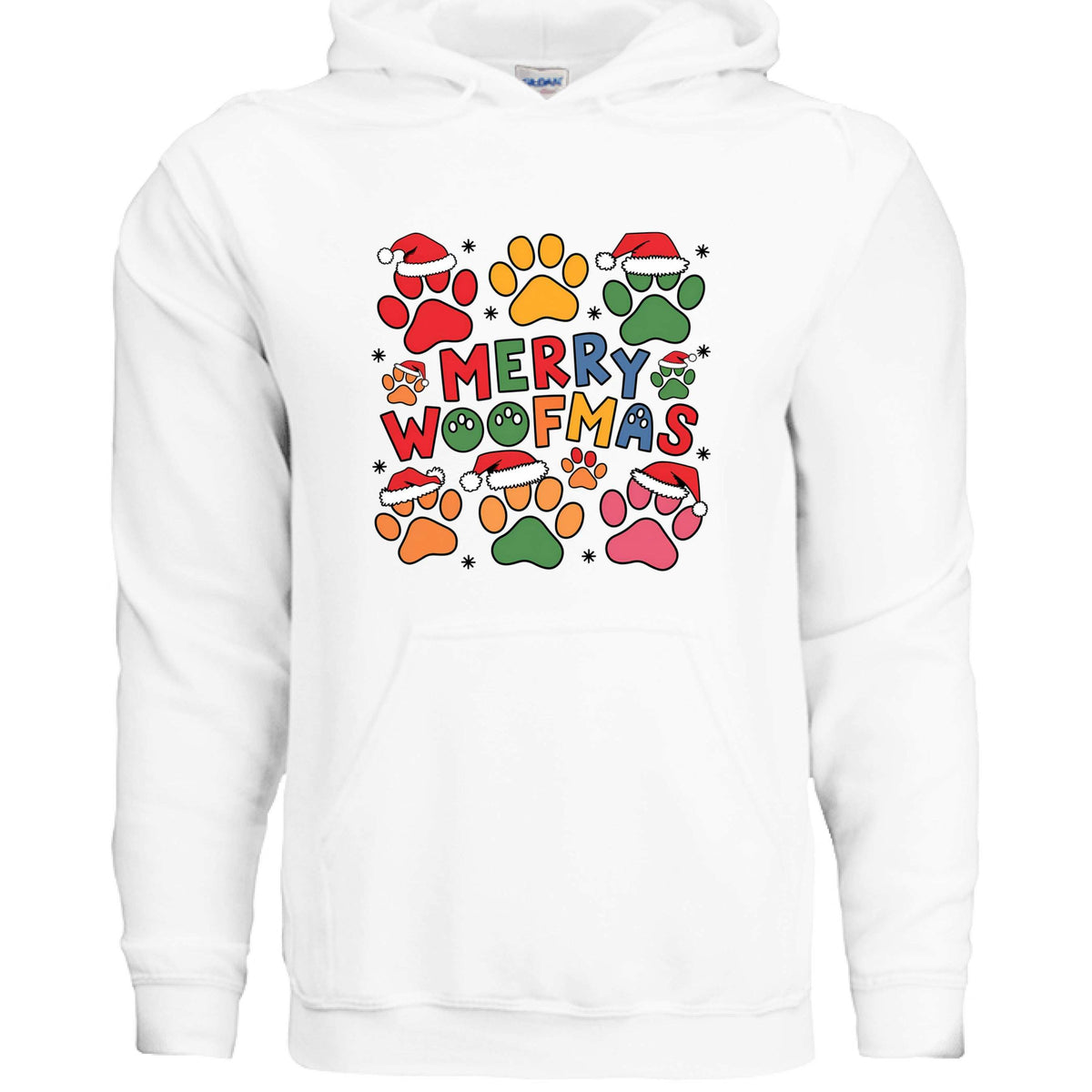 Woofmas Hoodie - Funny Christmas Dog Lover Sweatshirt