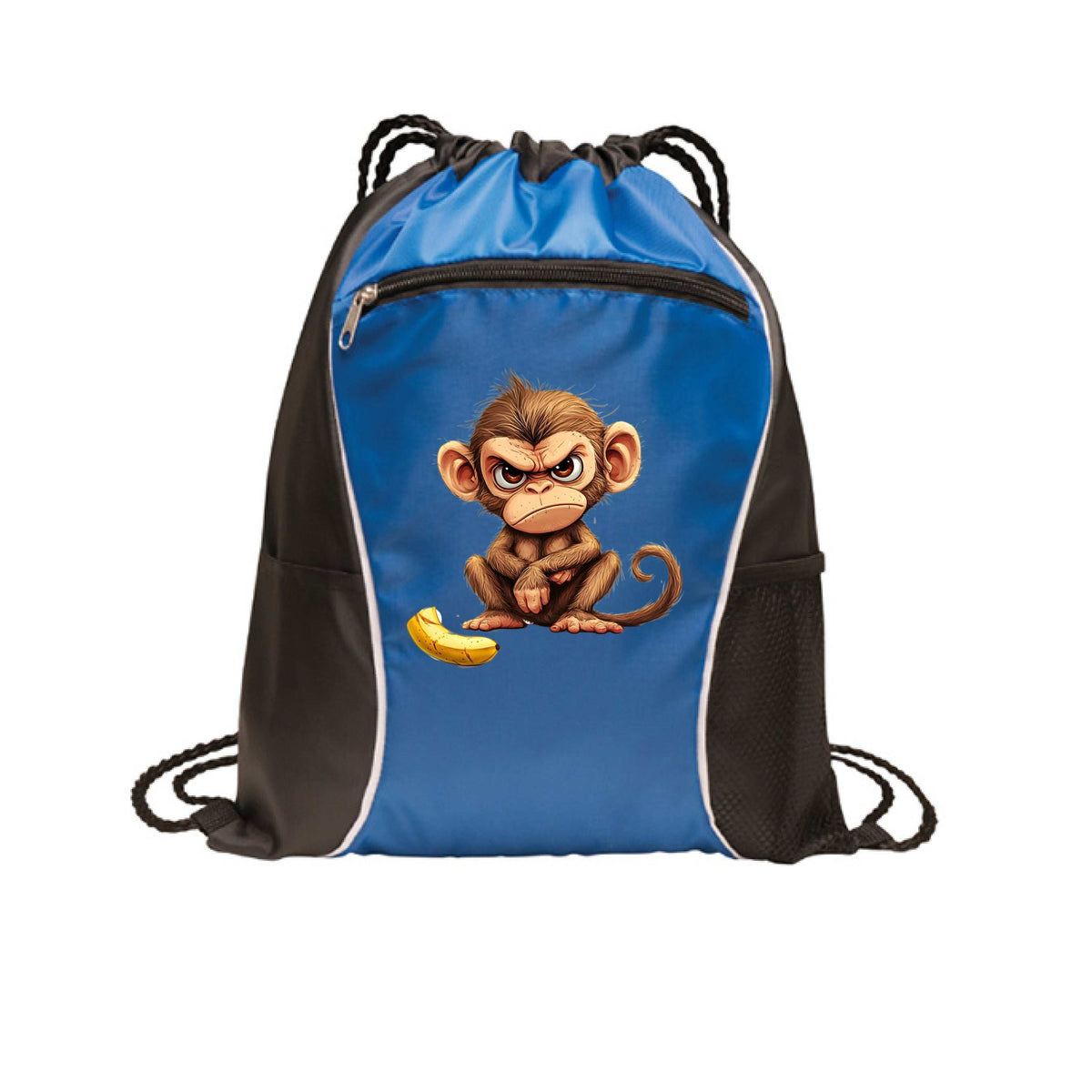 Monkey Drawstring Bag - Fun Cinch Pack for Pet Lovers