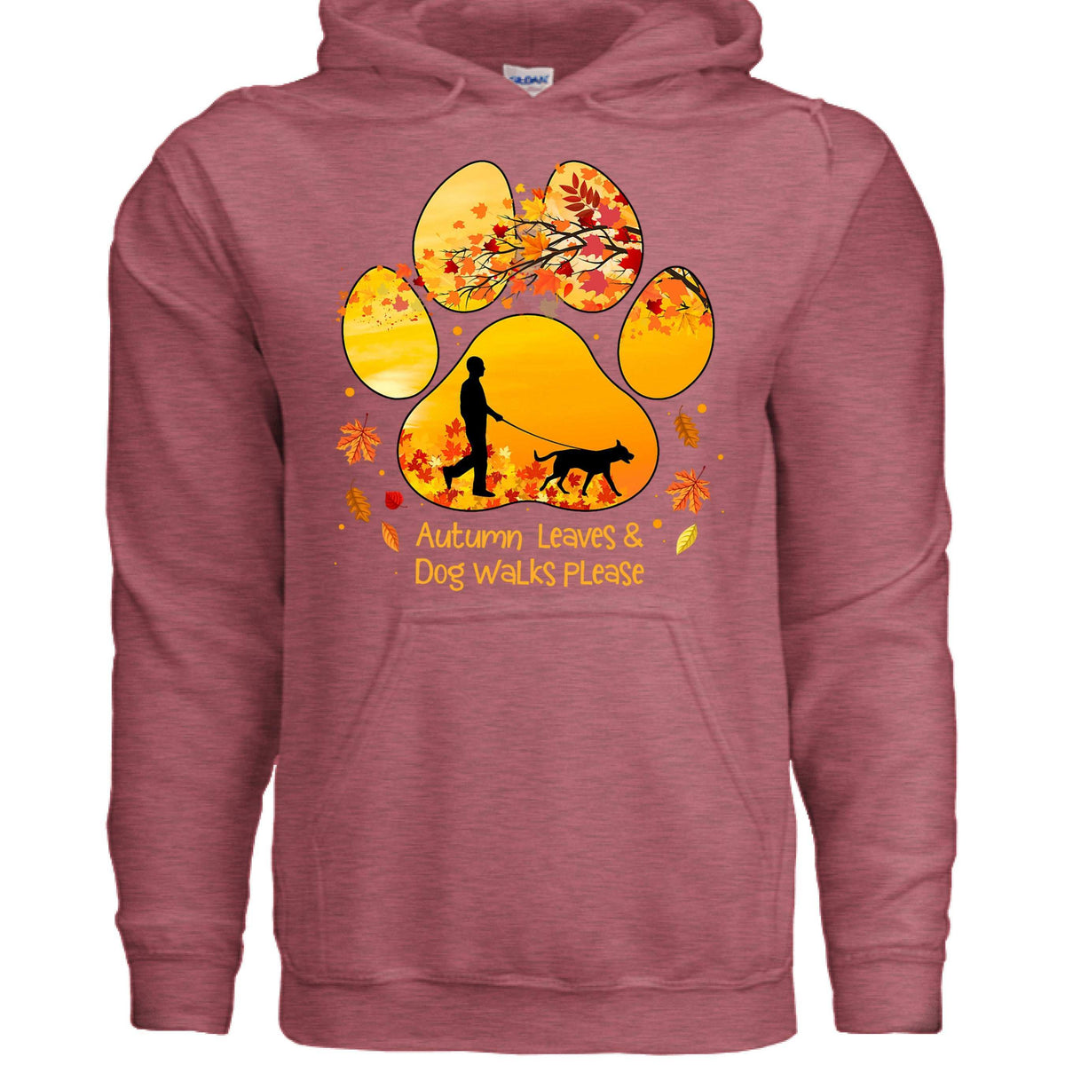 Autumn Leaves Dog Hoodie - Cozy Fall Pet Lover Sweatshirt