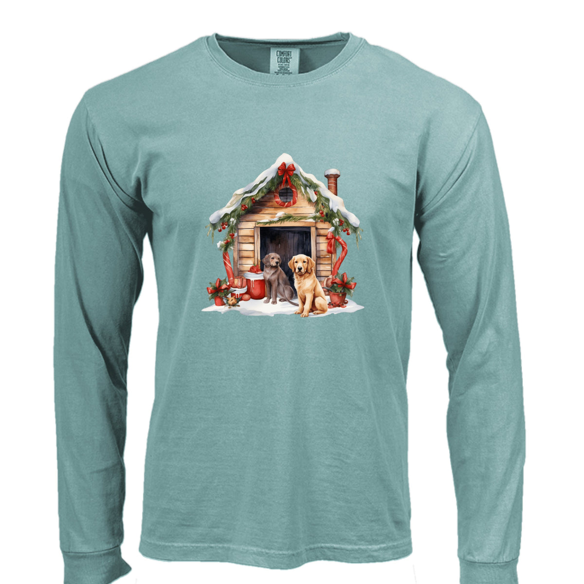 Comfort Colors Dog House Long Sleeve Shirt - Unisex Cotton