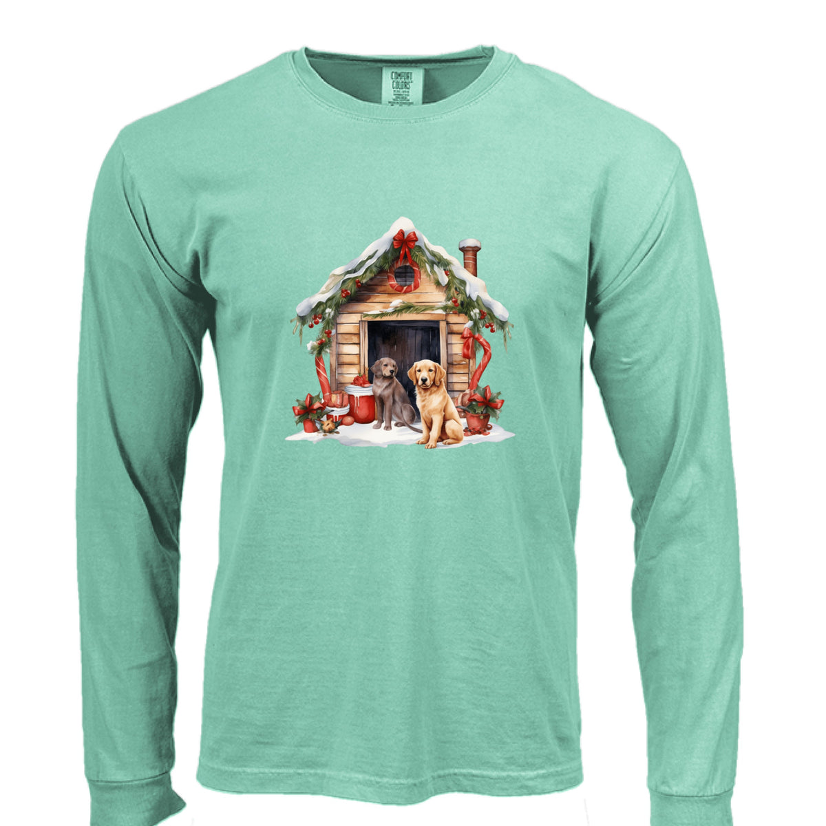 Comfort Colors Dog House Long Sleeve Shirt - Unisex Cotton