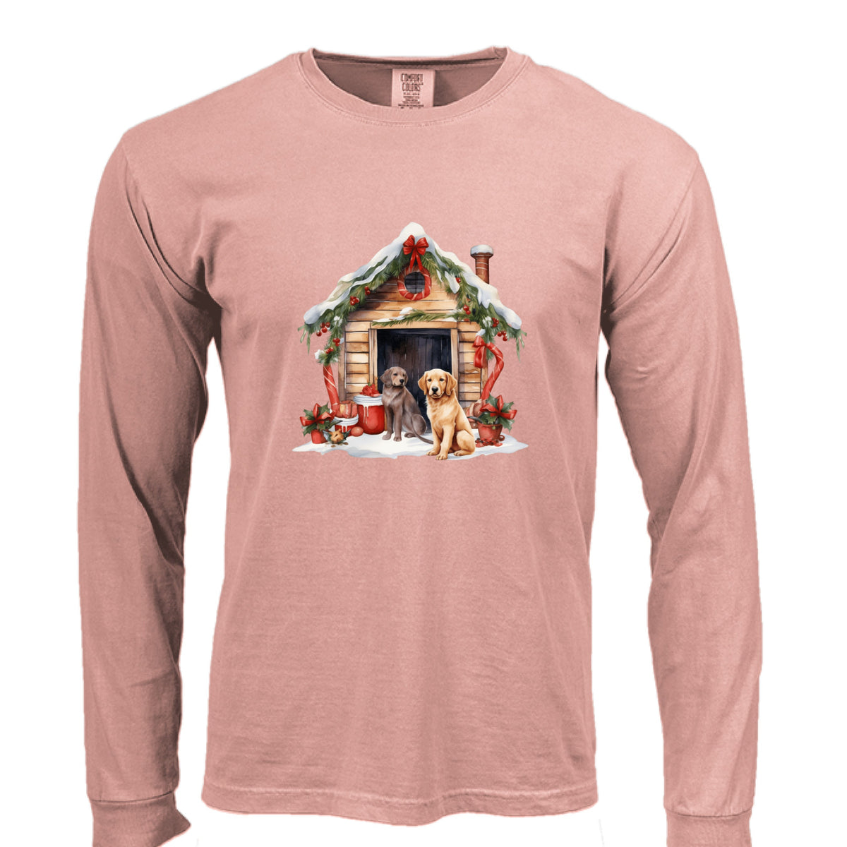 Comfort Colors Dog House Long Sleeve Shirt - Unisex Cotton
