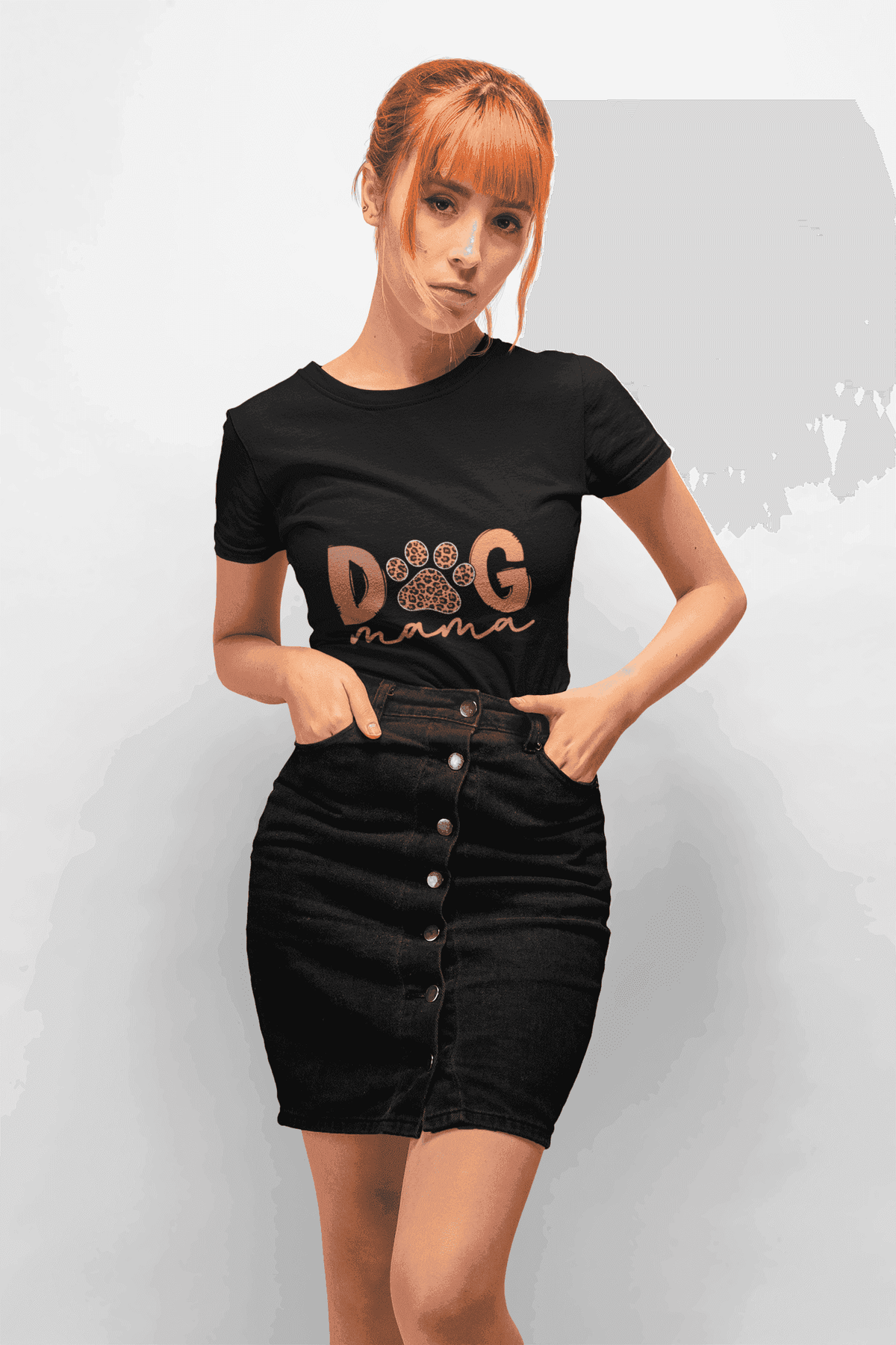 Dog Mama Tee - Women's Favorite Cute Dog Mom Shirt