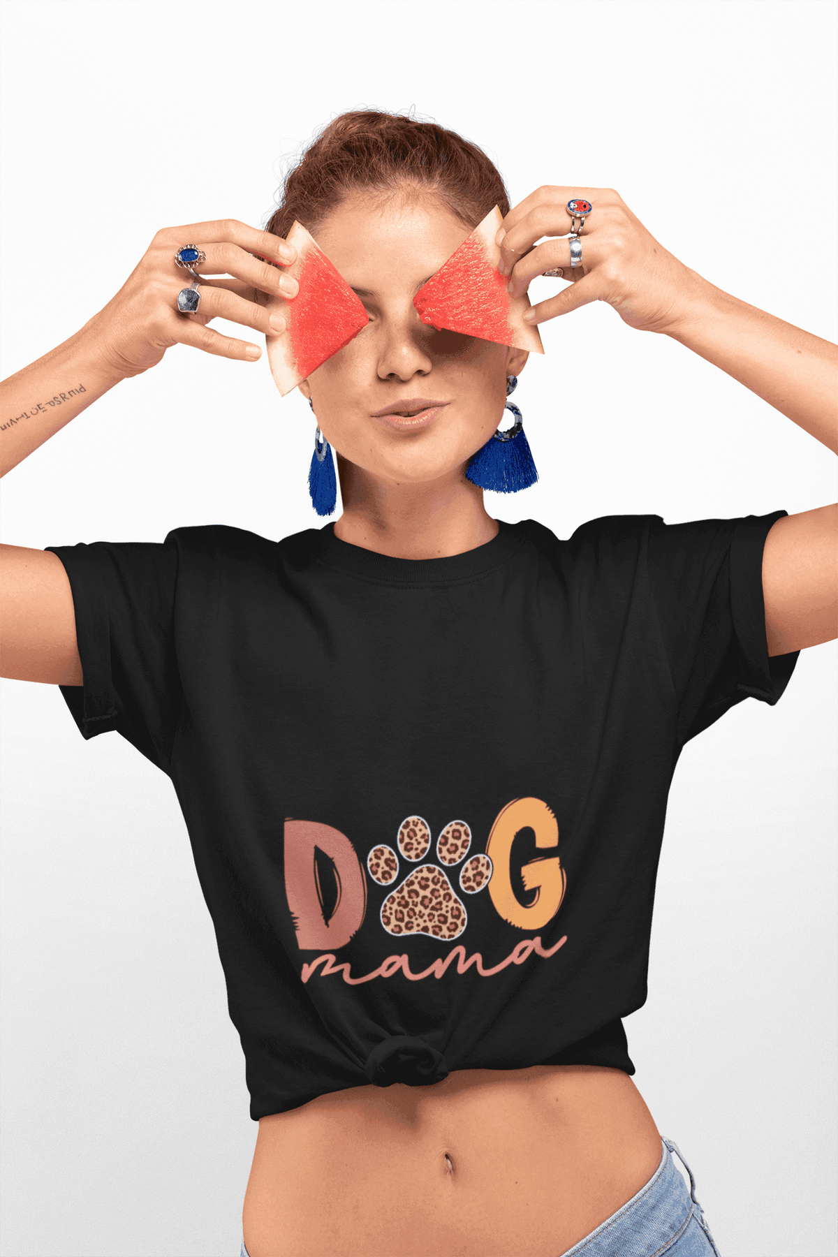 Dog Mama Tee - Women's Favorite Cute Dog Mom Shirt