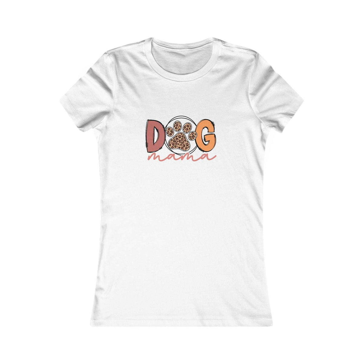Dog Mama Tee - Women's Favorite Cute Dog Mom Shirt