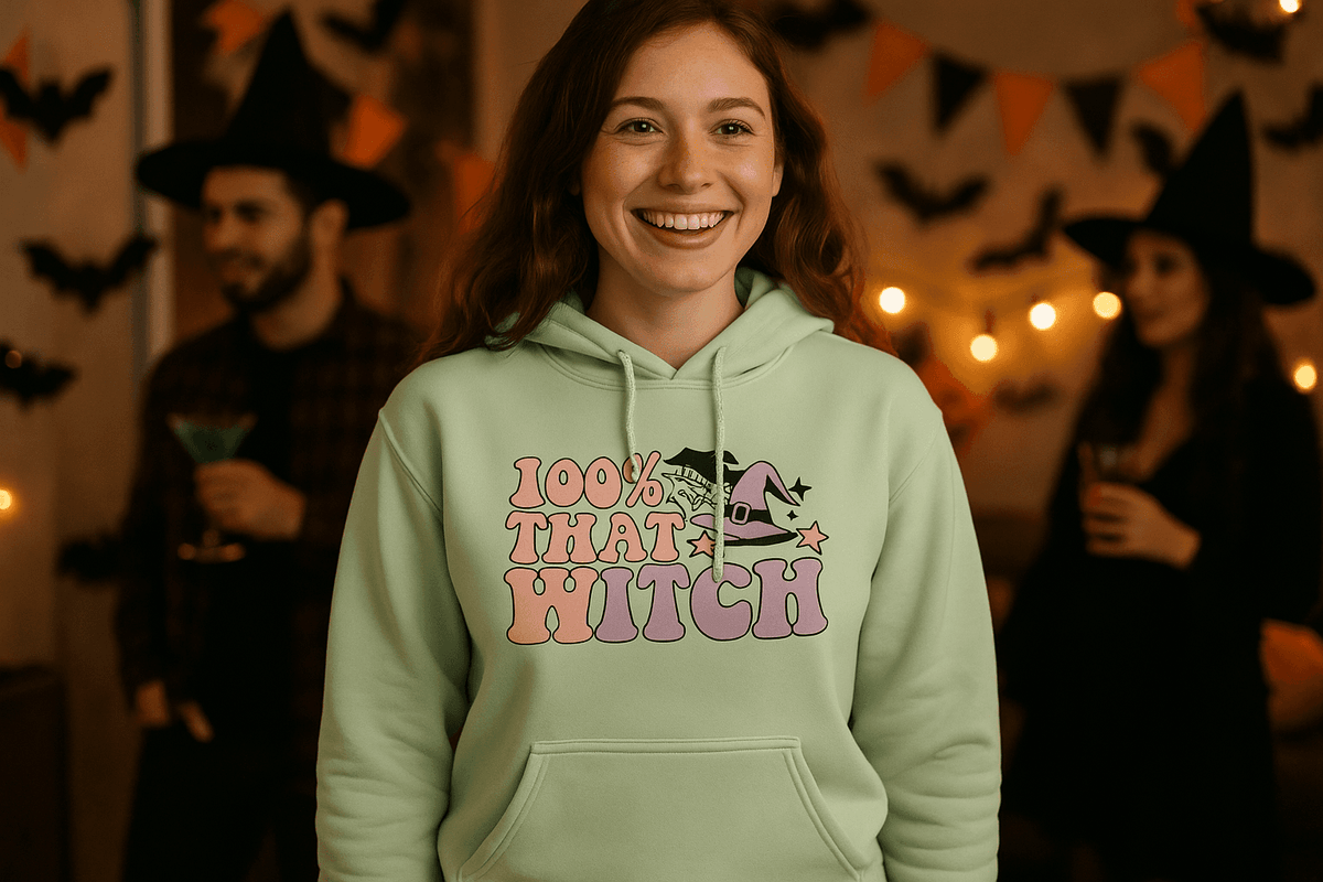 100 Percent That Witch Hoodie Sweatshirt - Witchy Pride Style