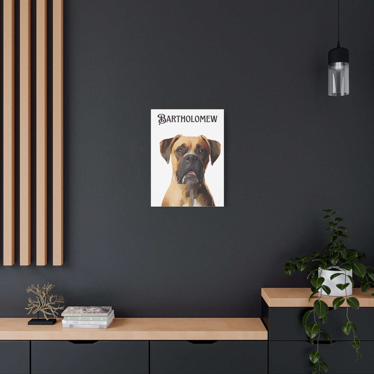 PAW-sonalized White Canvas Print | Upload Photo~Choose size