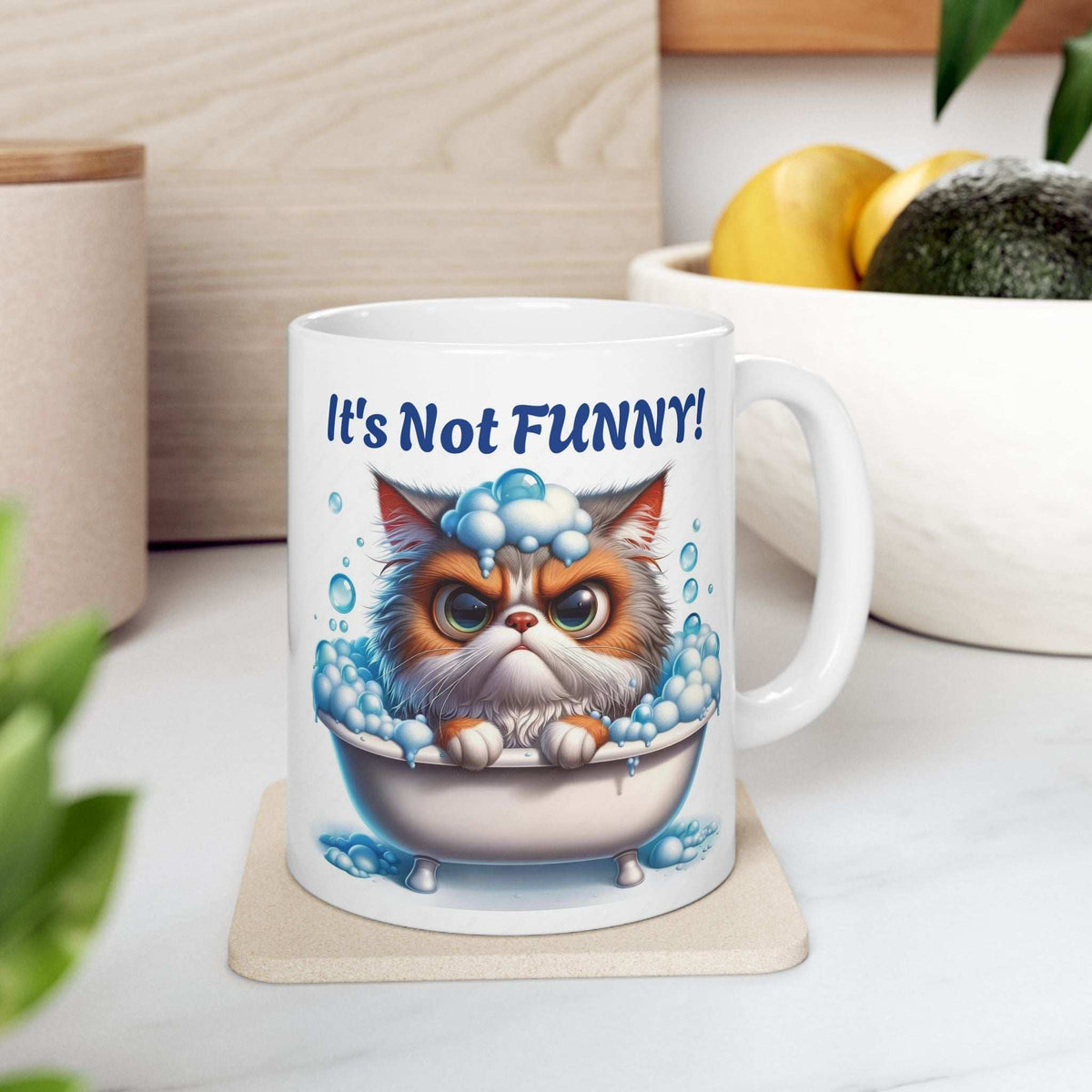 Funny Cat Ceramic Mug - Perfect Gift for Cat Lovers