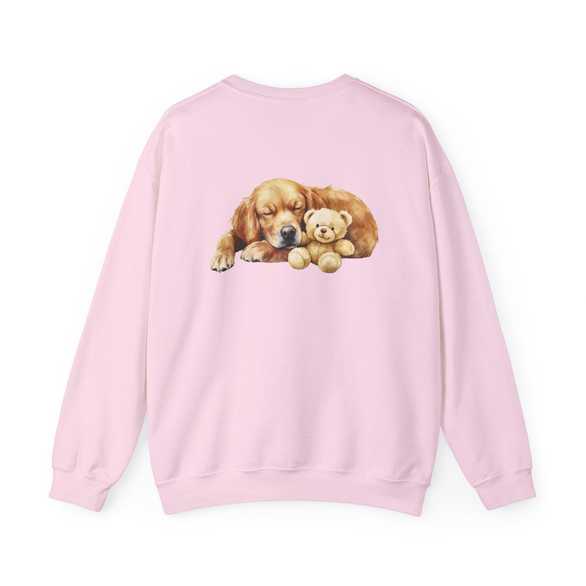 Baby Golden Retriever Crewneck - Nap with Teddy Bear