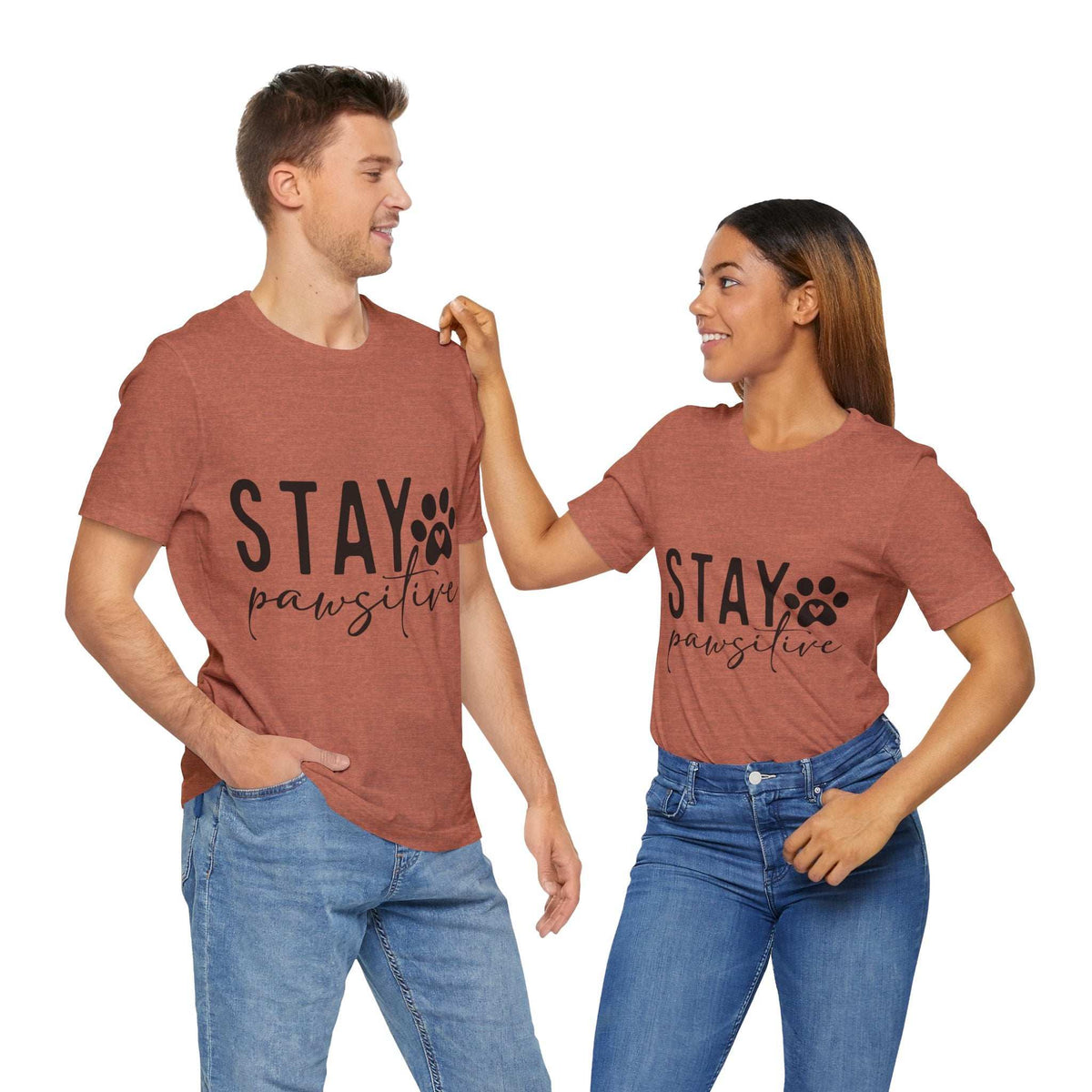 Stay Pawsitive Unisex Tee