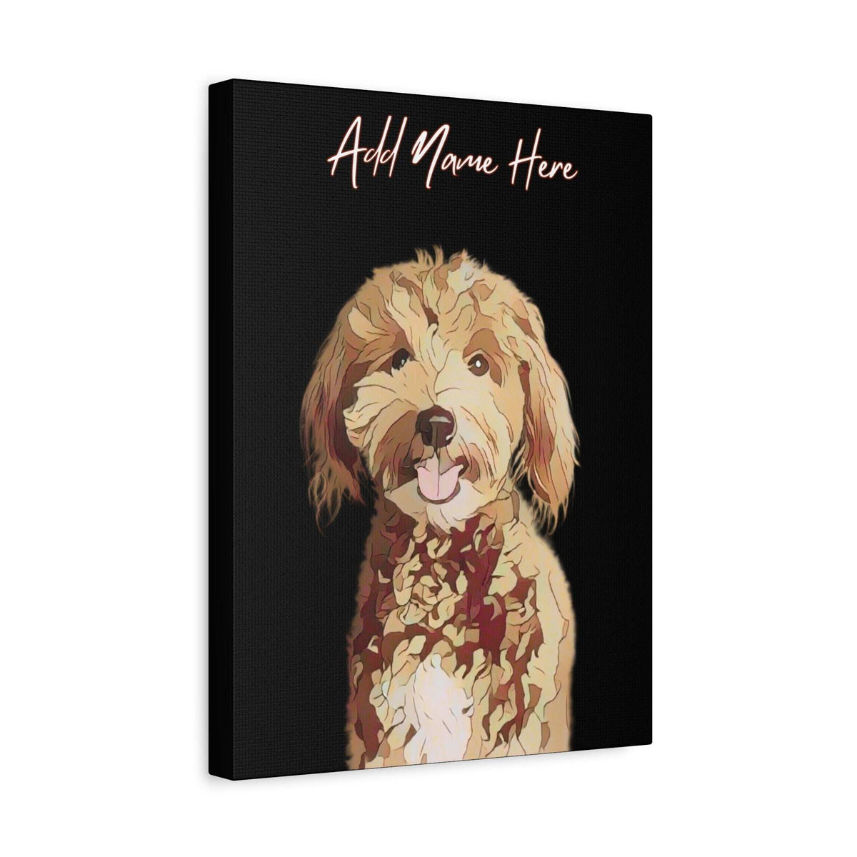 Custom Cartoonify Portrait Canvas - Personalized Art for Pet Lovers