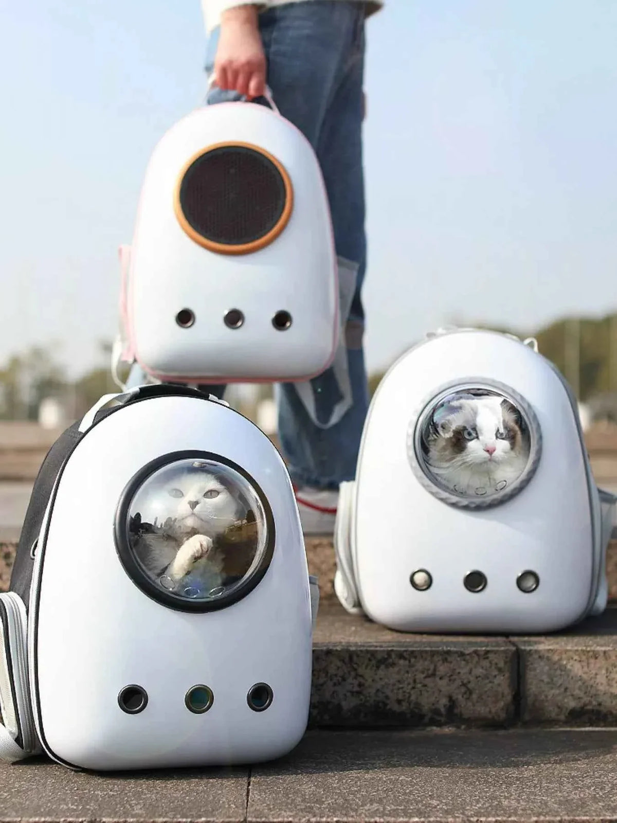 Pet Carrier Backpack - Space Capsule Transparent Bubble