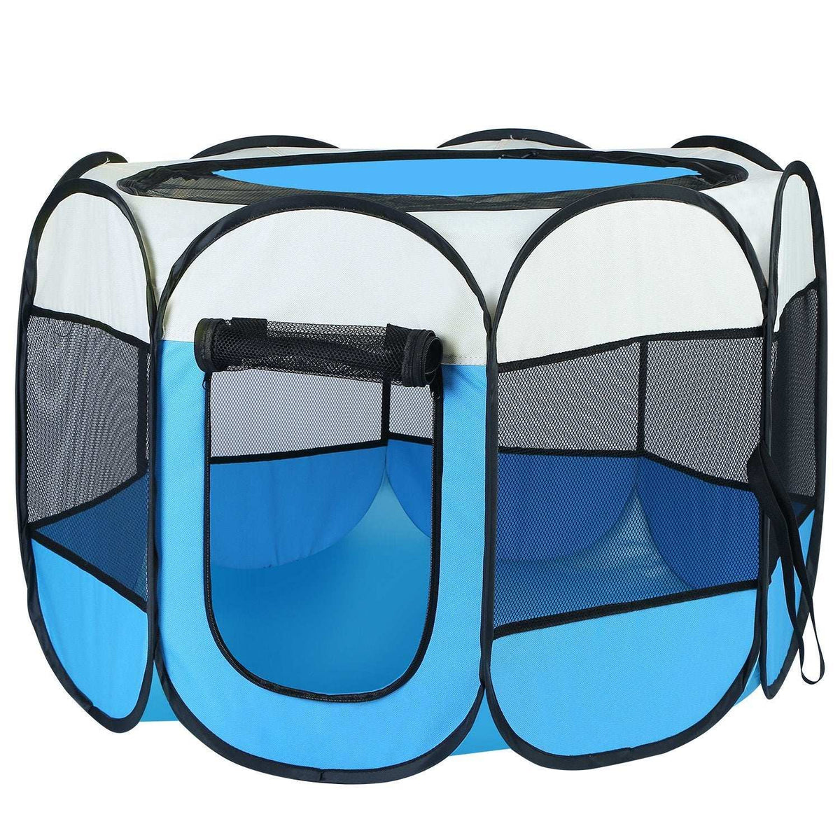 Portable Foldable Pet Tent - 8-Panel Exercise Pen