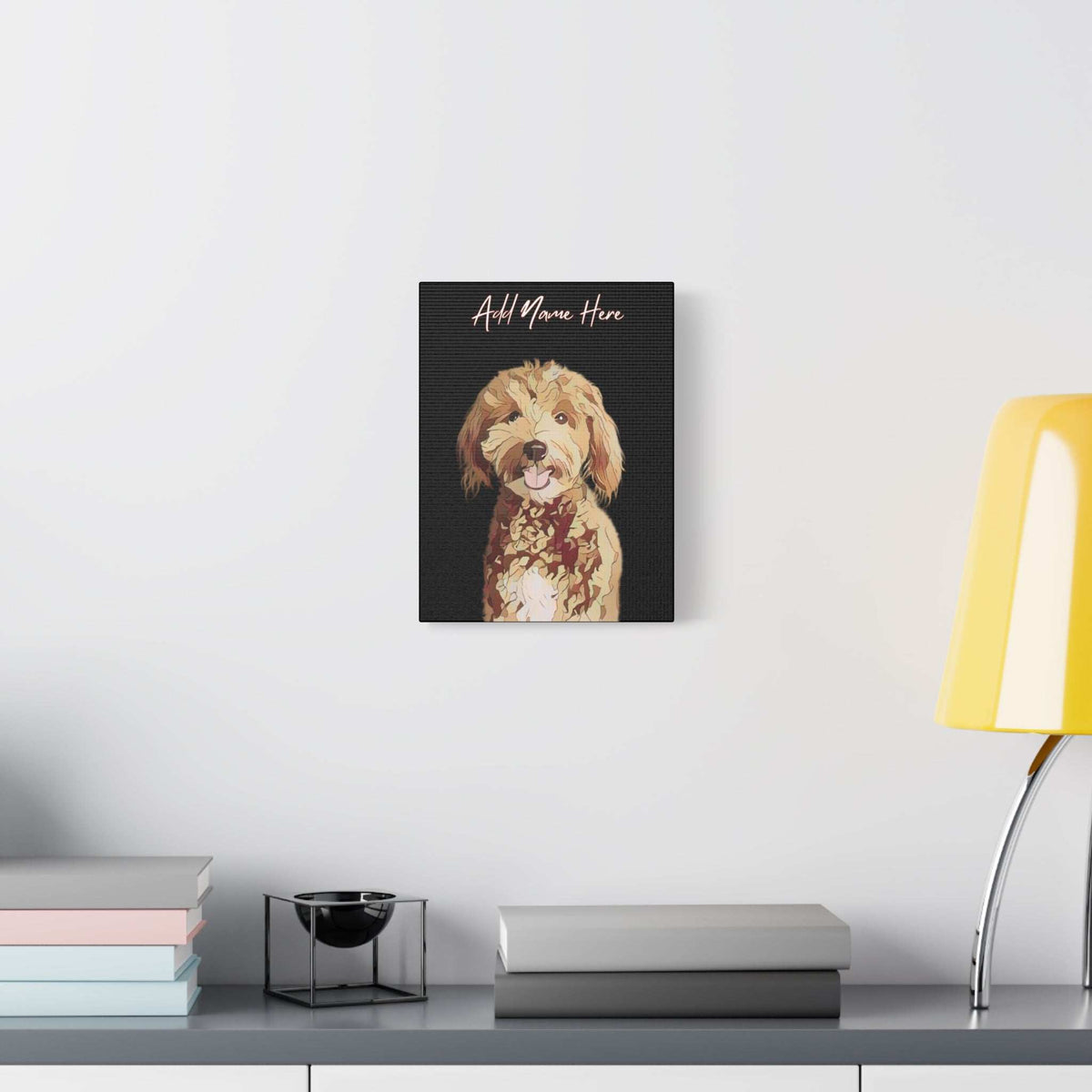 Custom Cartoonify Portrait Canvas - Personalized Art for Pet Lovers