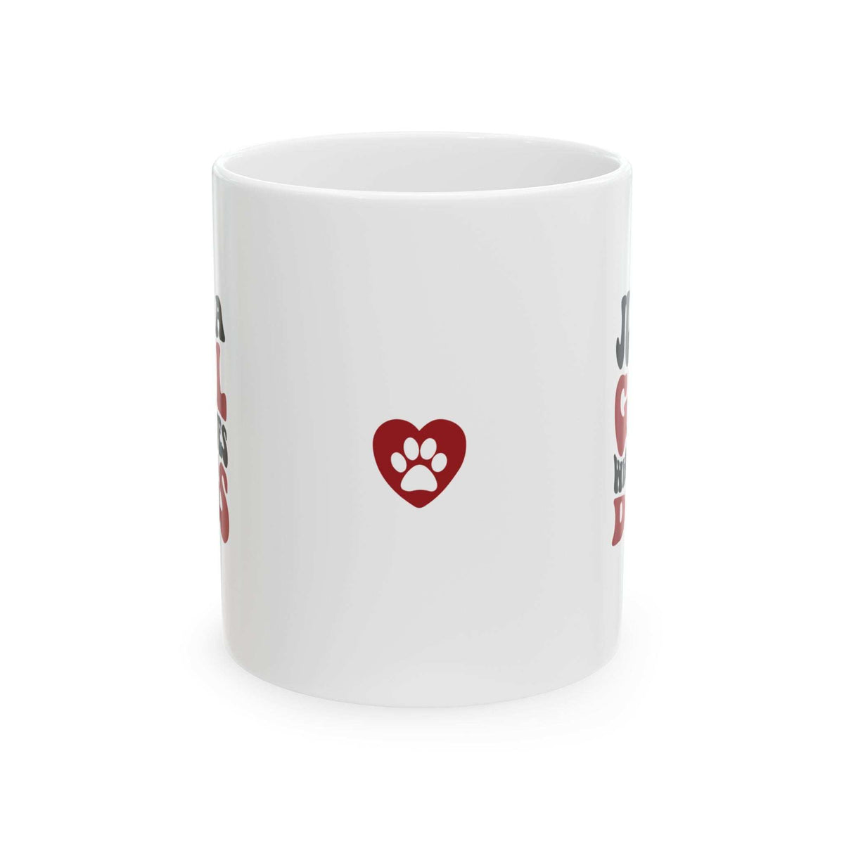 Just a Girl Who Loves Dogs Ceramic Mug | 11oz & 15oz Sizes | Perfect Gift for Dog Lovers