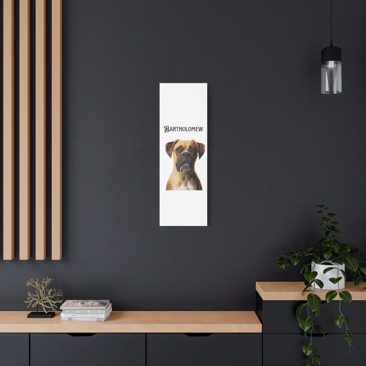 PAW-sonalized White Canvas Print | Upload Photo~Choose size