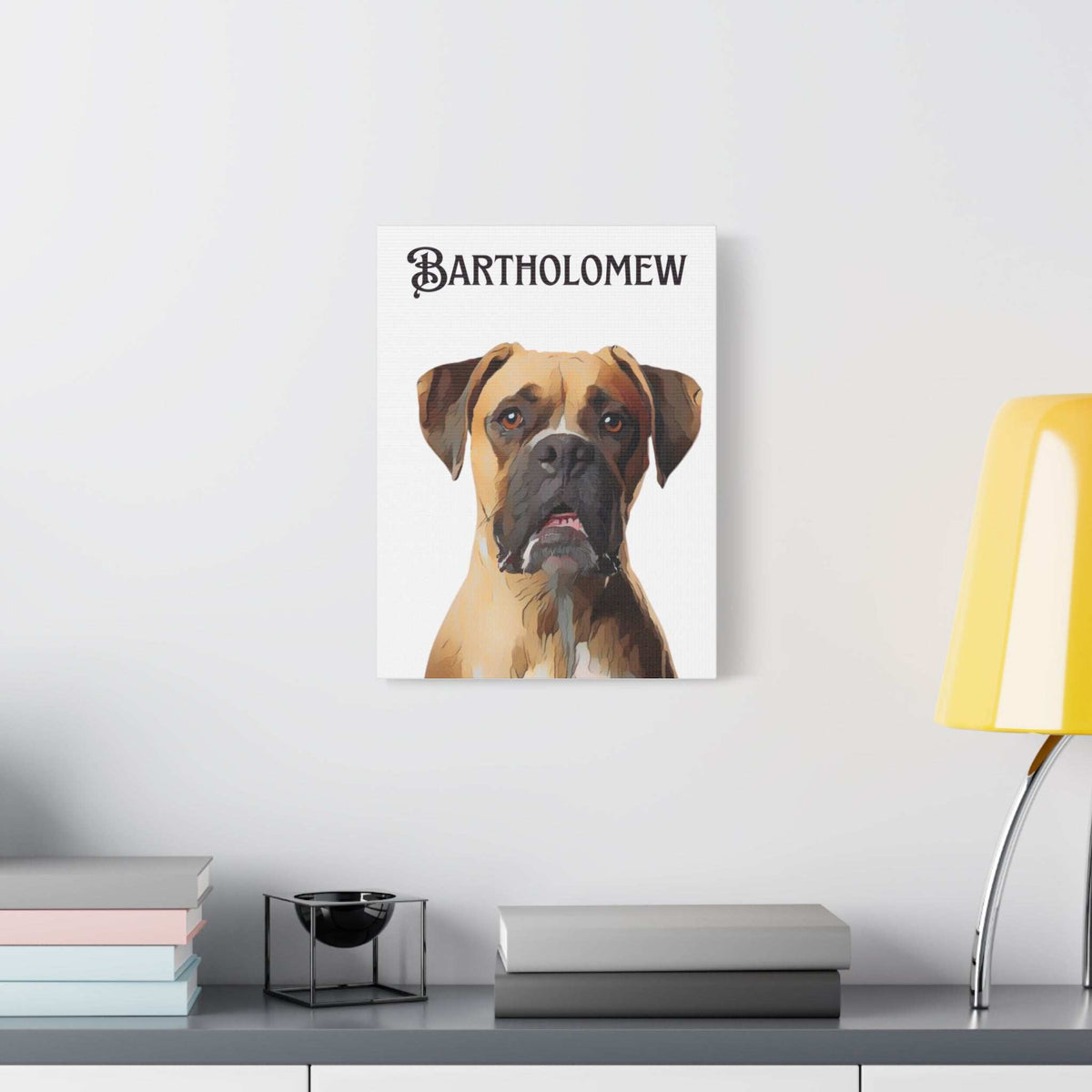 PAW-sonalized White Canvas Print | Upload Photo~Choose size