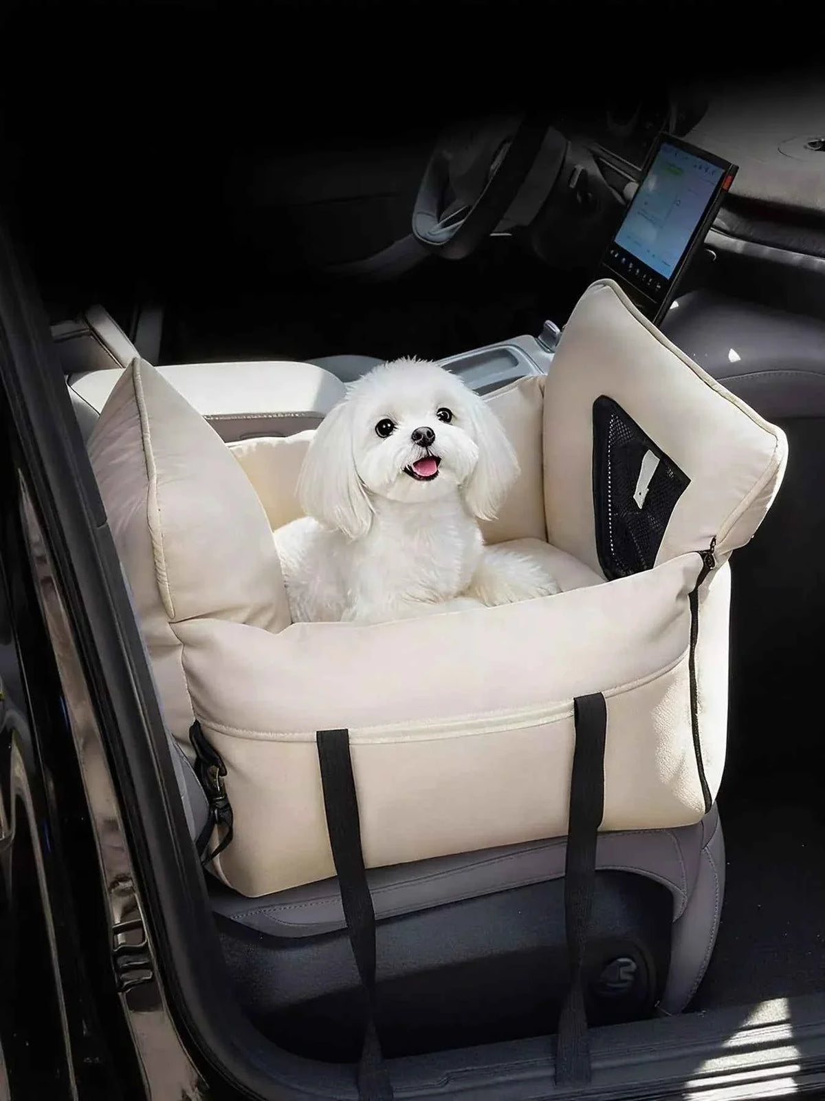 Pet Car Seat Bed - Comfortable & Secure