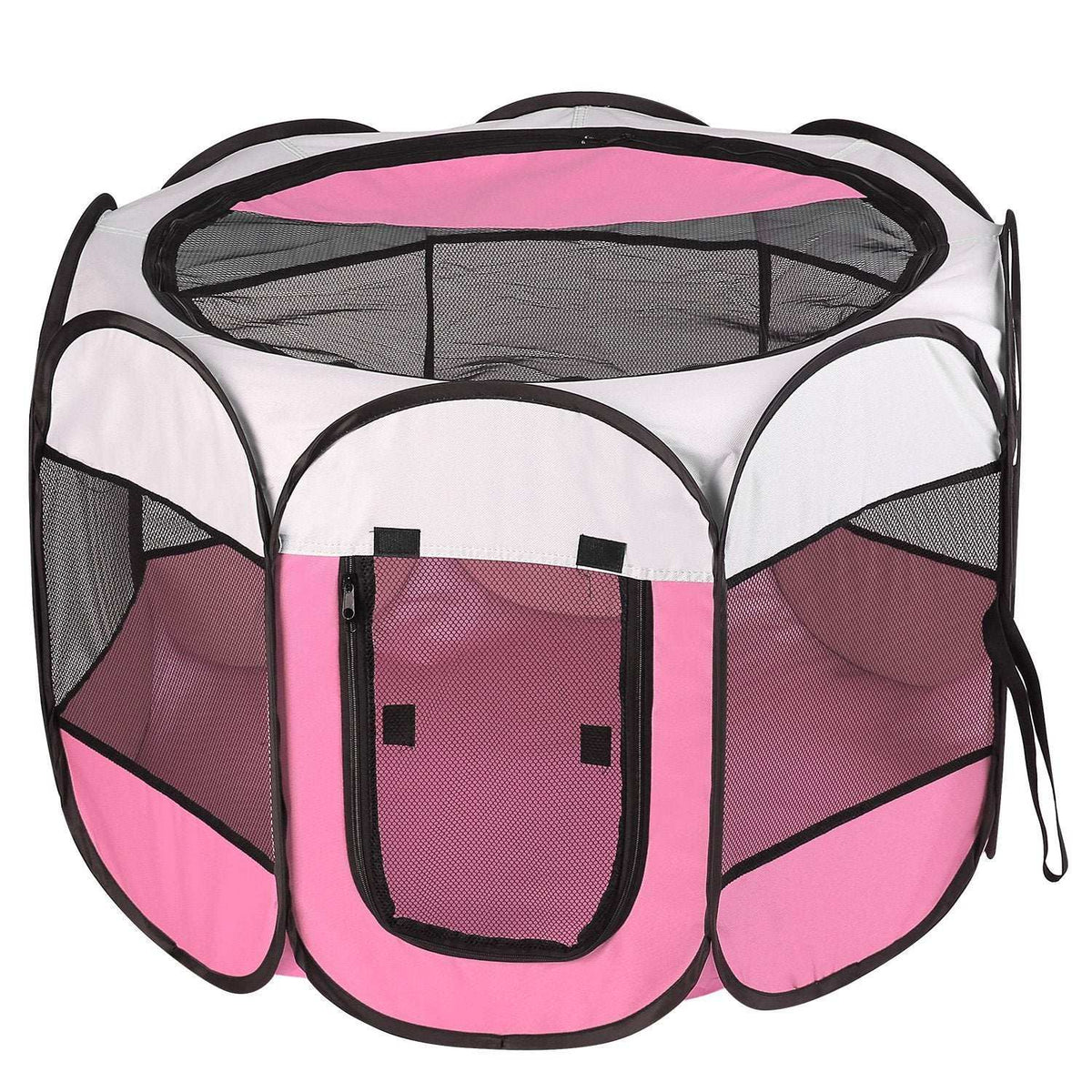 Portable Foldable Pet Tent - 8-Panel Exercise Pen