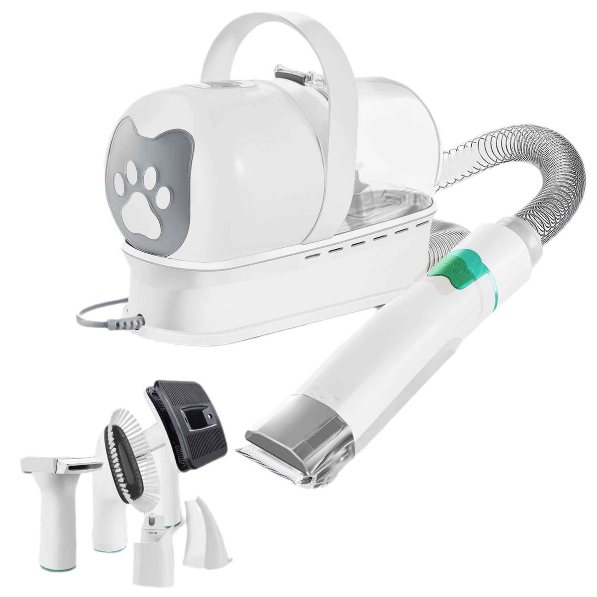 Complete Pet Grooming Kit for Heavy Shedding Dogs - Vacuum