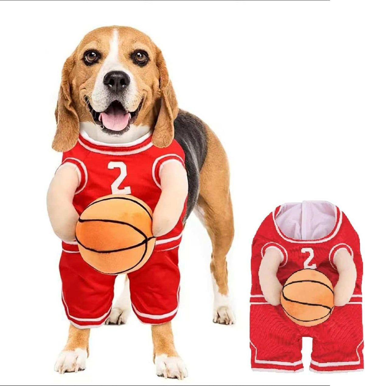 Dog Halloween Costume Basketball Player Jersey
