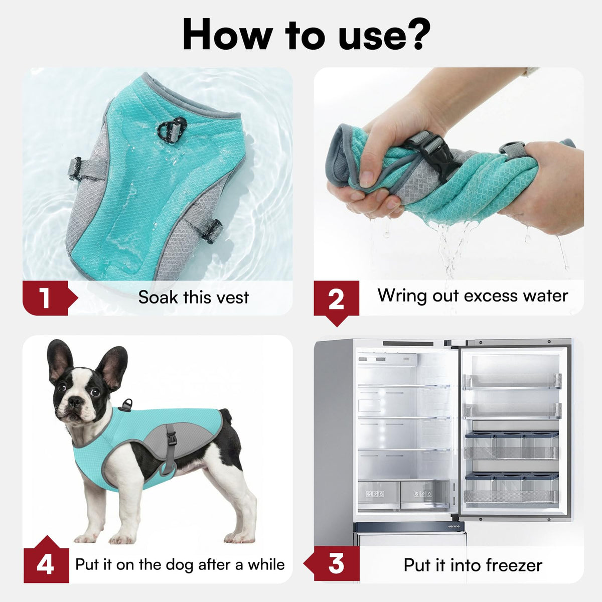 Dog Cooling Vest with D-Ring – For Active Pup Adventures