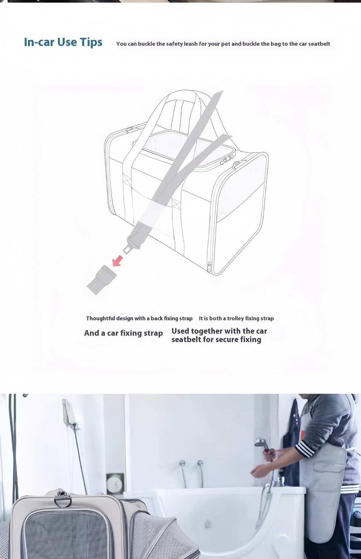 Portable Pet Carrier for Cats and Small Dogs - Breathable Travel Backpack