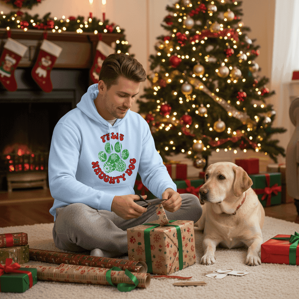 Pawlidays Hoodie - Cute Christmas Pet Lover Sweatshirt