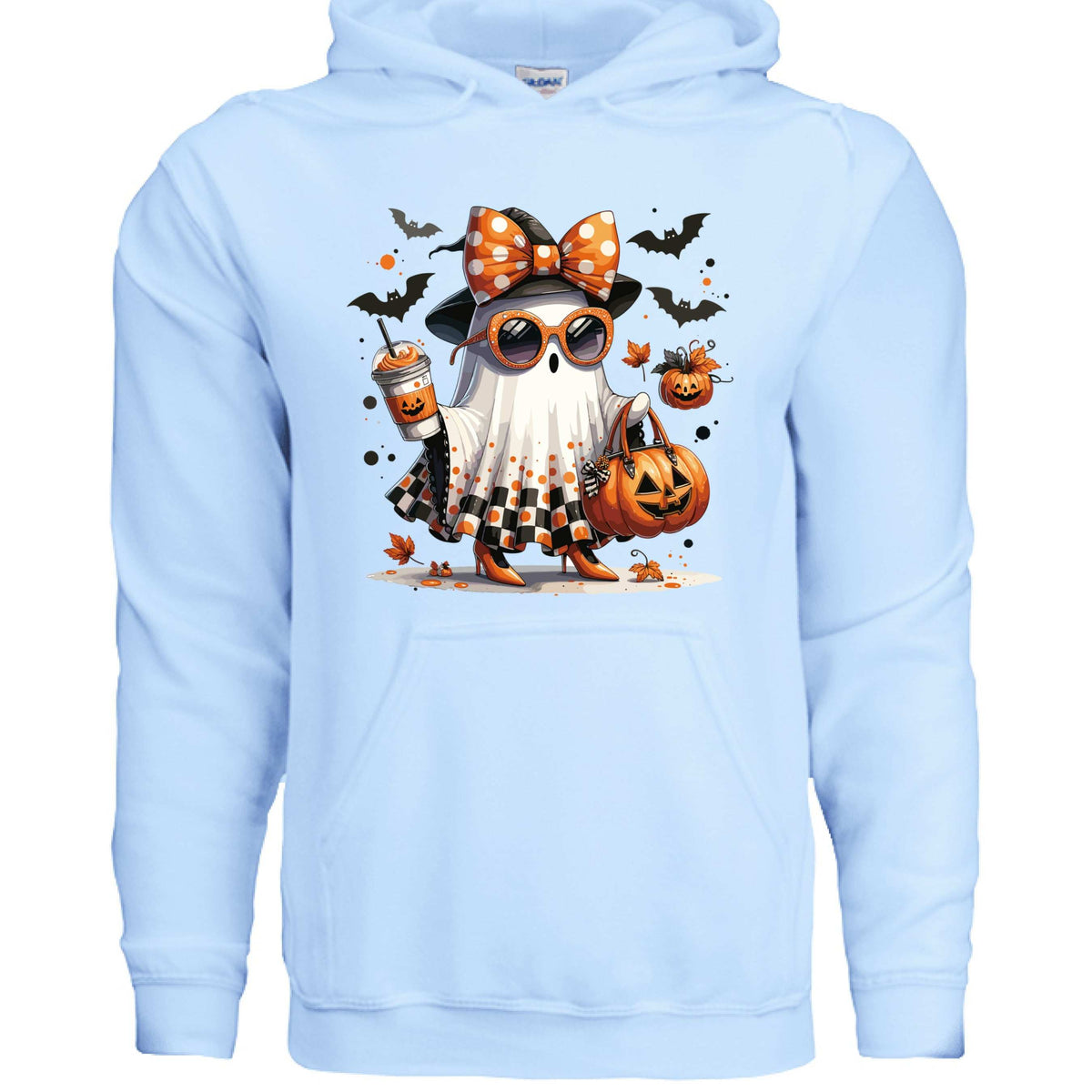 Cute Ghost Halloween Hoodie - Trick or Treat Sweatshirt