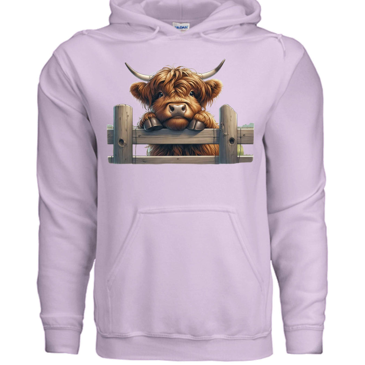 Highland Cow Hoodie with Fluffy Design for Farm Lovers