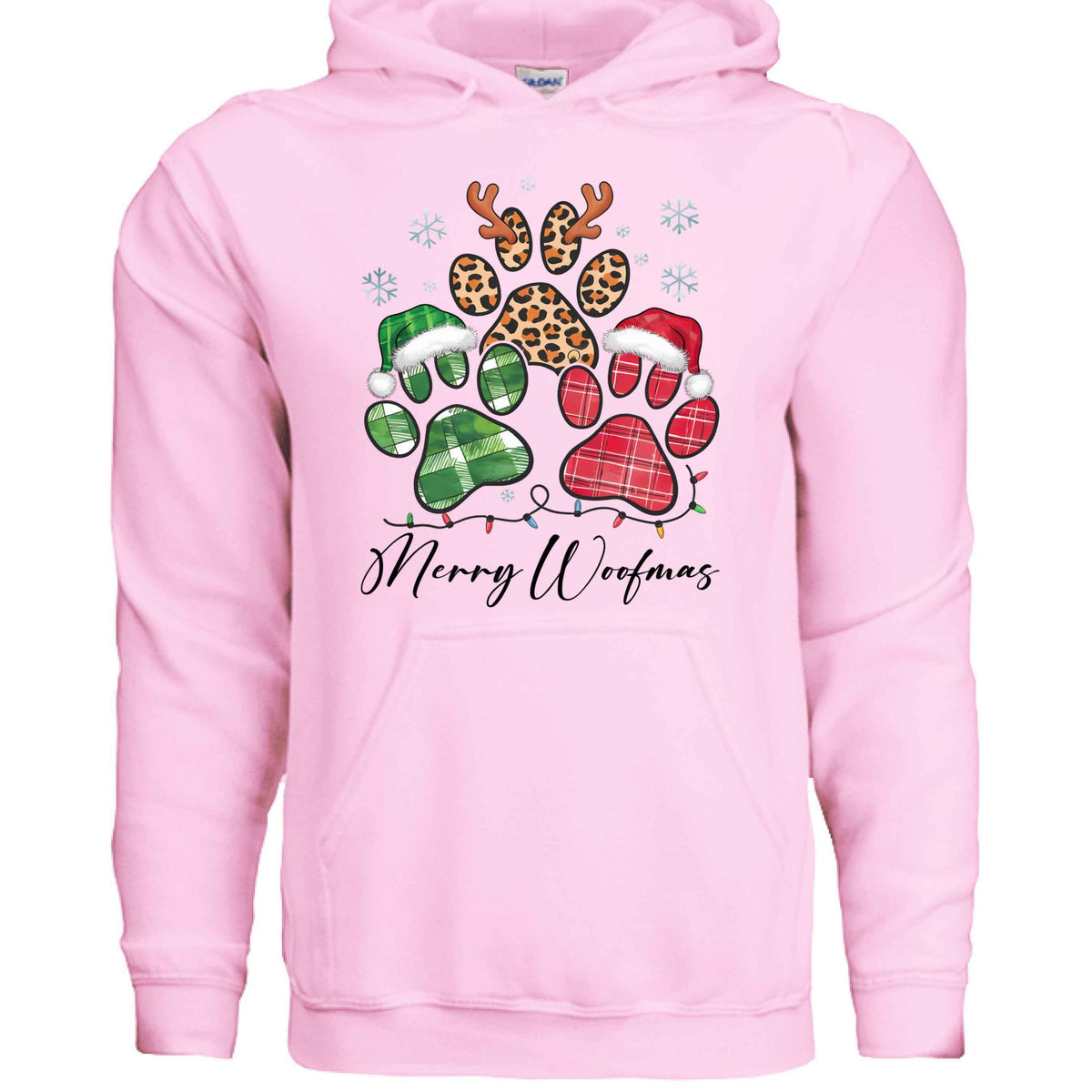 Merry Woofmas Holiday Hoodie for Dog Lovers - Festive Cozy Gift