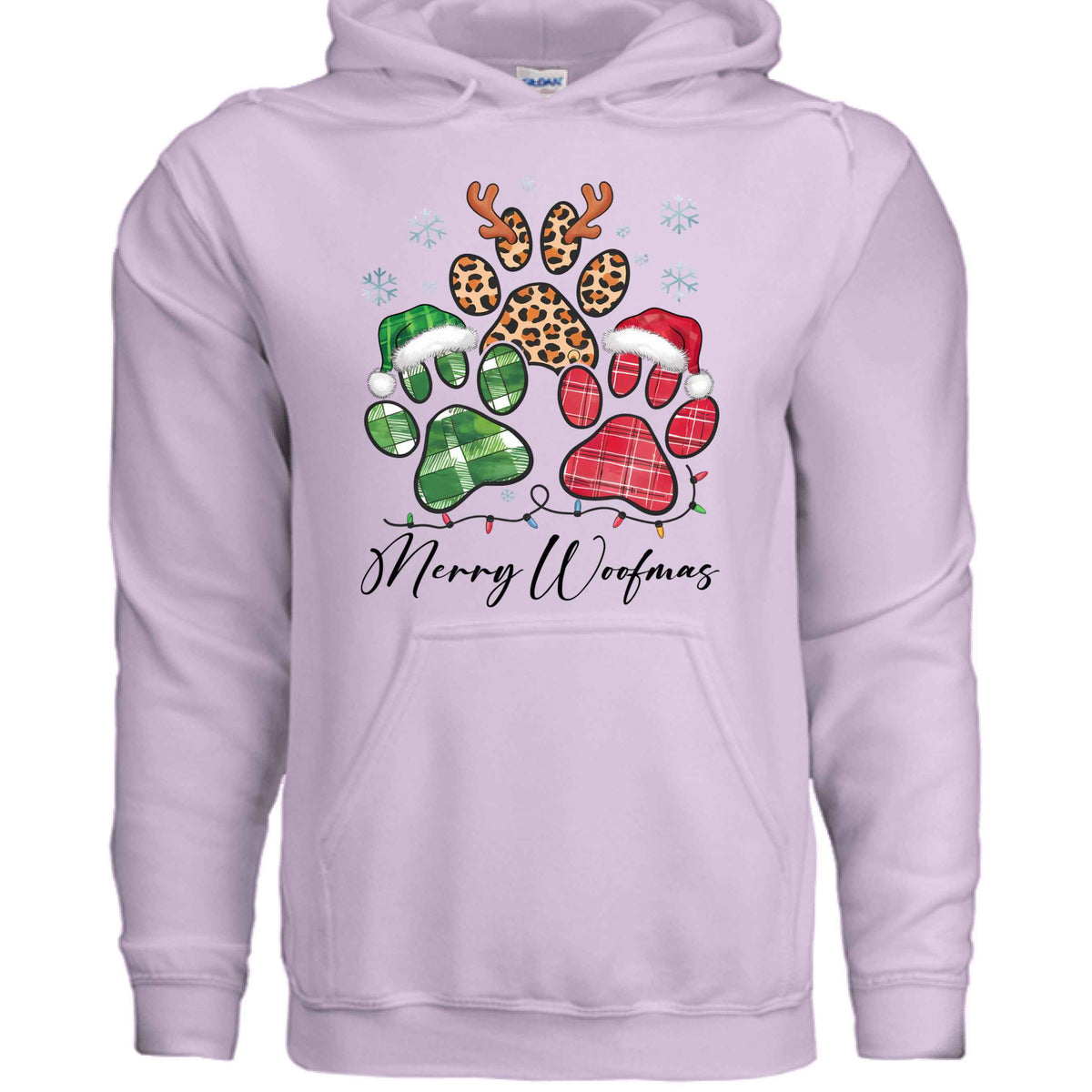 Merry Woofmas Holiday Hoodie for Dog Lovers - Festive Cozy Gift