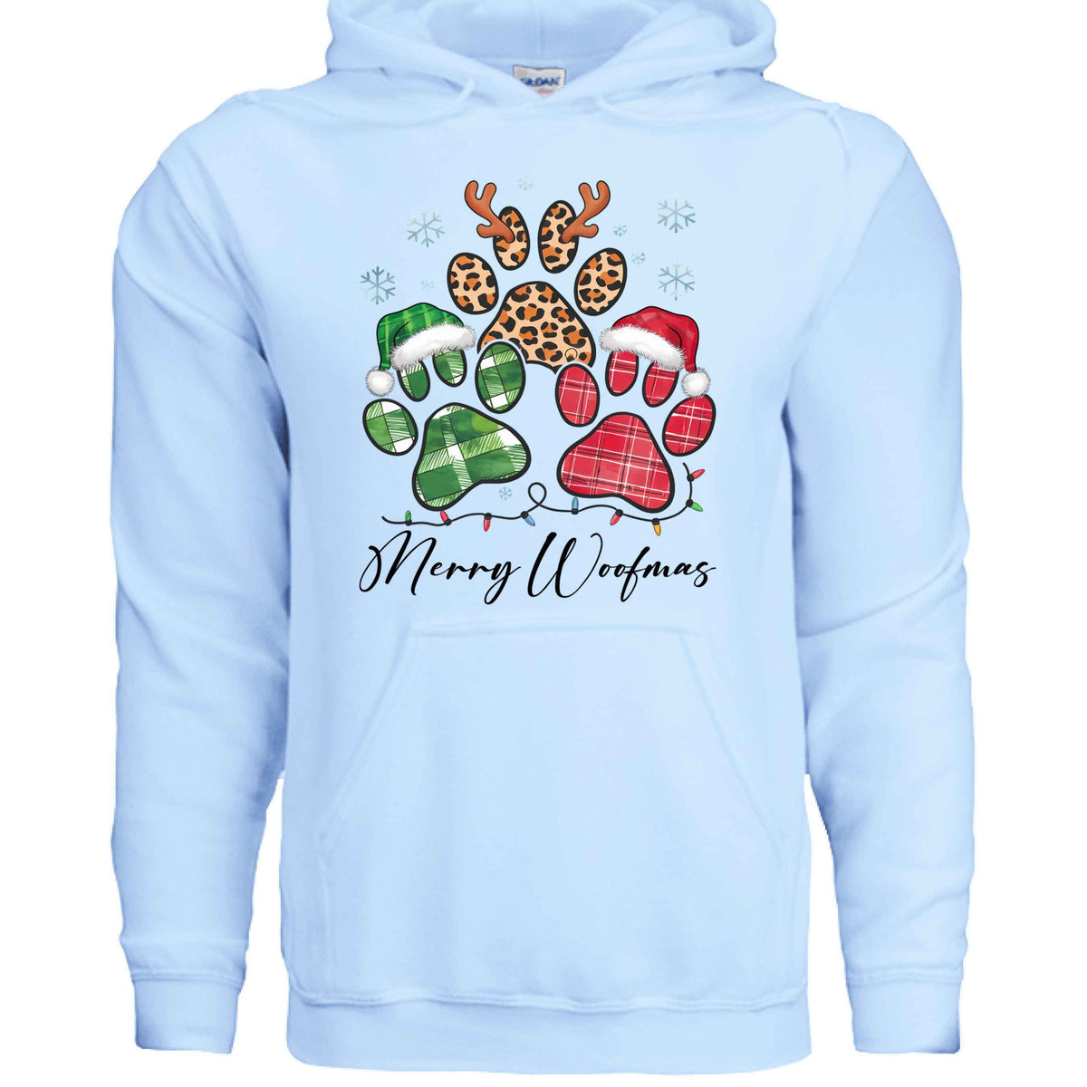 Merry Woofmas Holiday Hoodie for Dog Lovers - Festive Cozy Gift