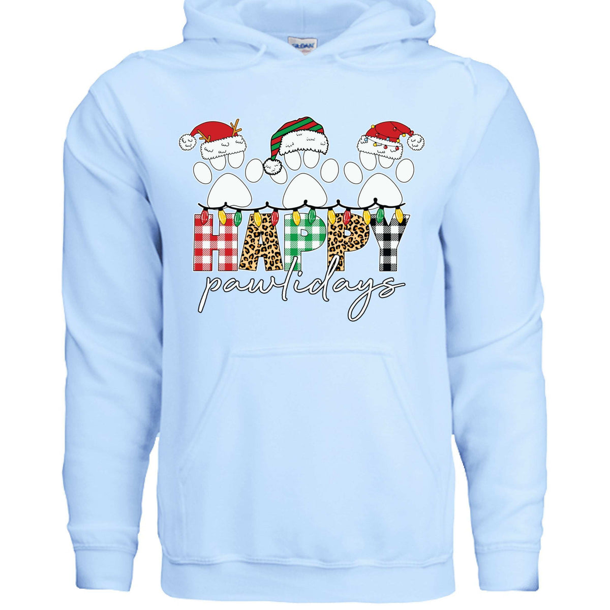Pawlidays Hoodie - Cute Christmas Pet Lover Sweatshirt