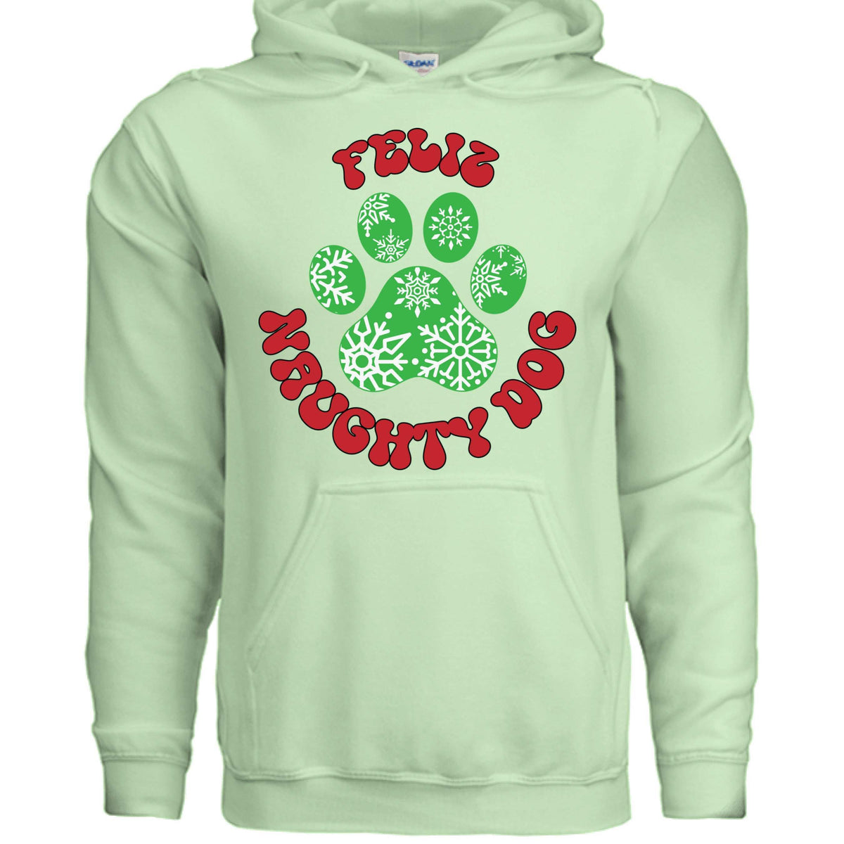 Feliz Naughty Hoodie - Funny Christmas Pet Lover Sweatshirt