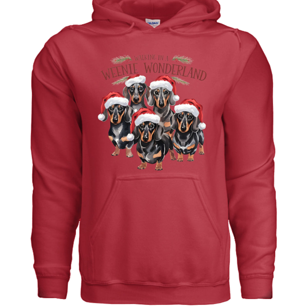 Weenie Wonderland Hoodie - Dachshund Lover Sweatshirt