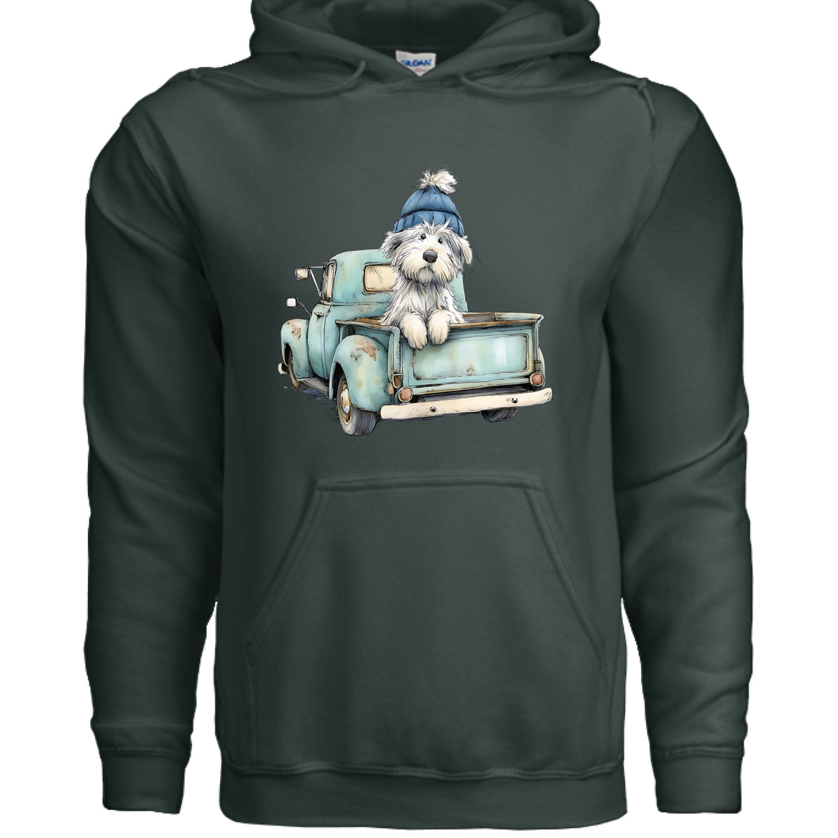 Truck Life Dog Hoodie - Country Dog Lover Sweatshirt