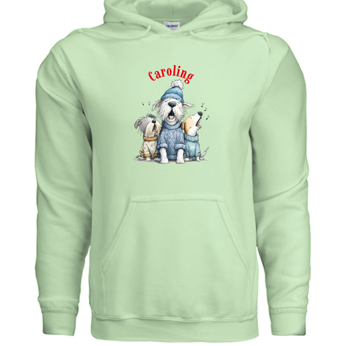 Whimsy Carol Hoodie - Festive Christmas Sweatshirt