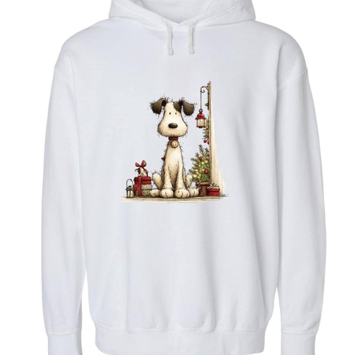 Whimsy Holiday Scene - Comfort Colors Festive Sweatshirt
