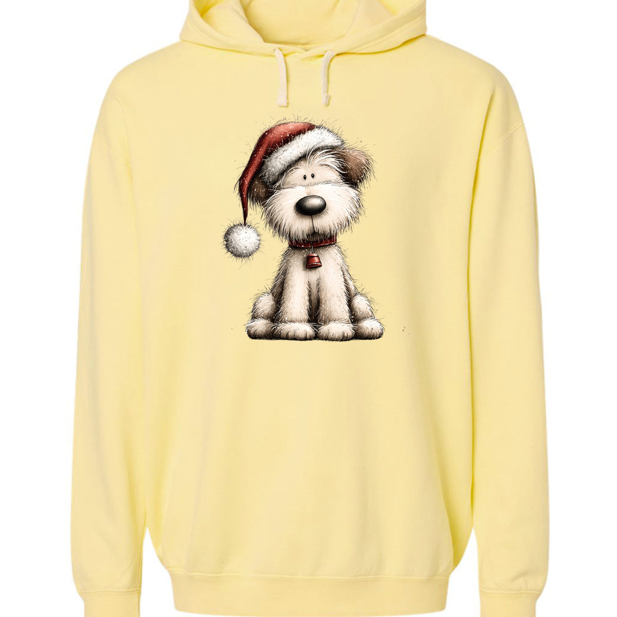 Whimsy Santa Hat - Comfort Colors Holiday Sweatshirt
